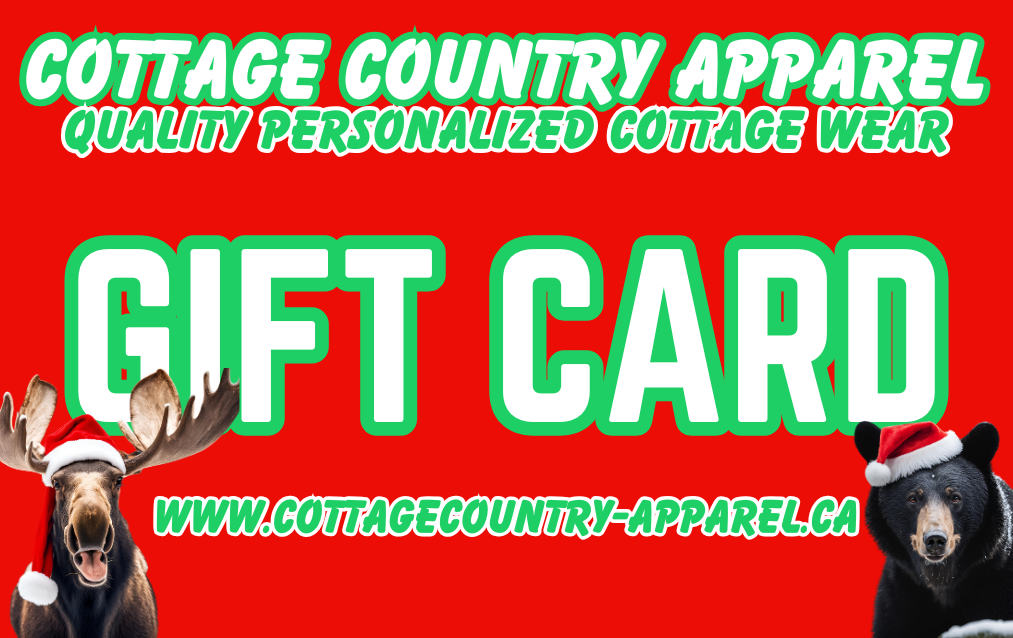 Cottage Country Apparel Gift Cards
