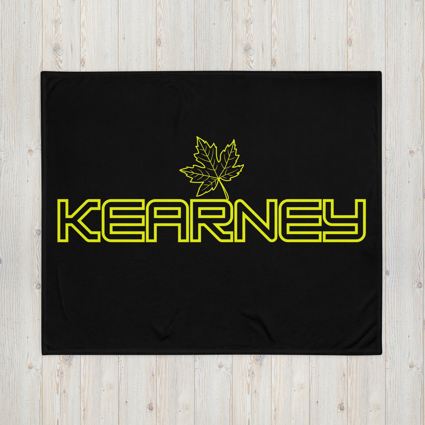 Kearney Ontario Leaf - Campfire Blanket - Throw Blanket