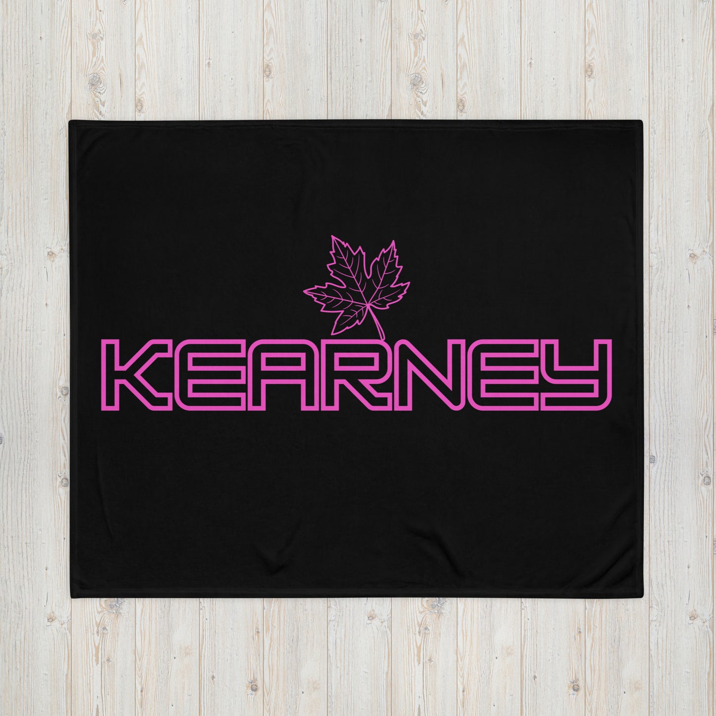 Kearney Ontario Leaf - Campfire Blanket - Throw Blanket
