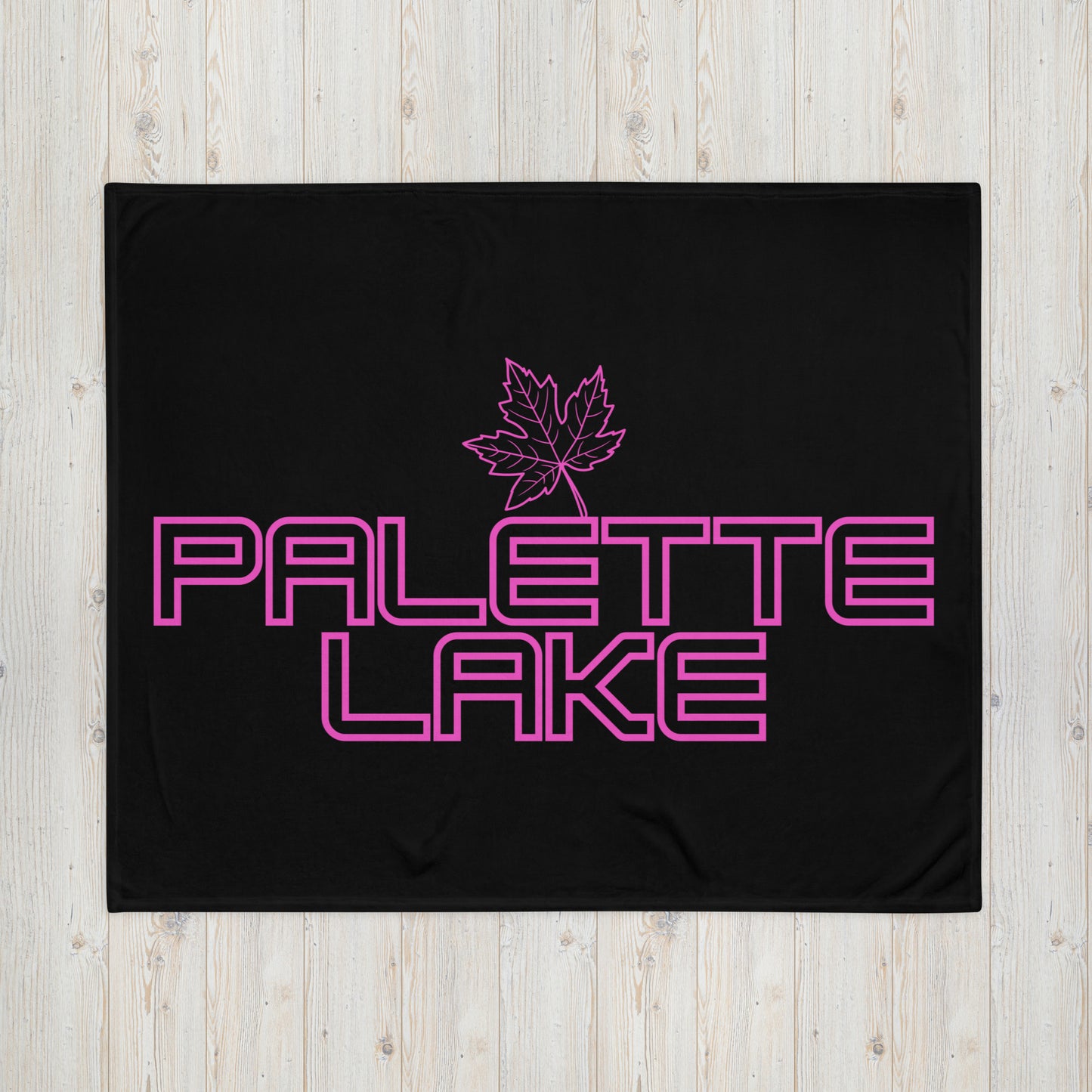 Palette Lake Leaf - Campfire Blanket - Throw Blanket
