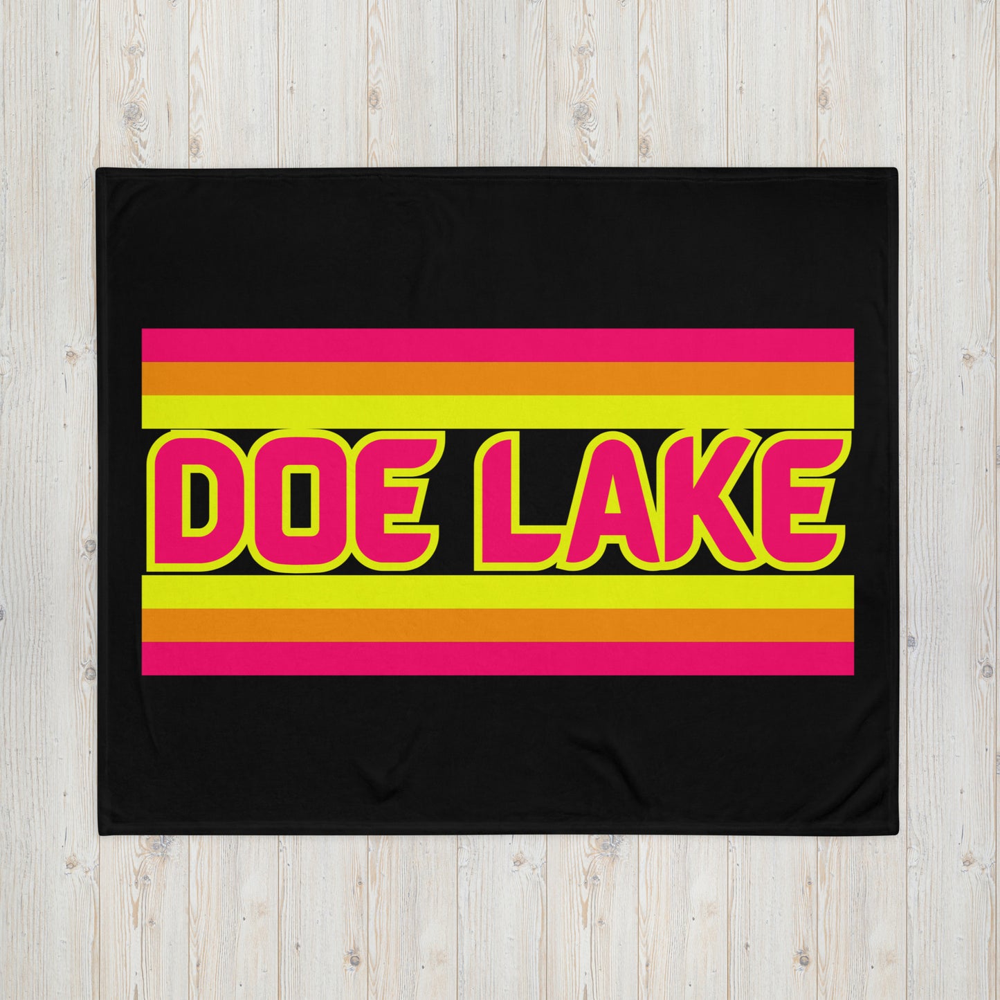 Doe Lake - Stripes - Campfire Blanket - Throw Blanket