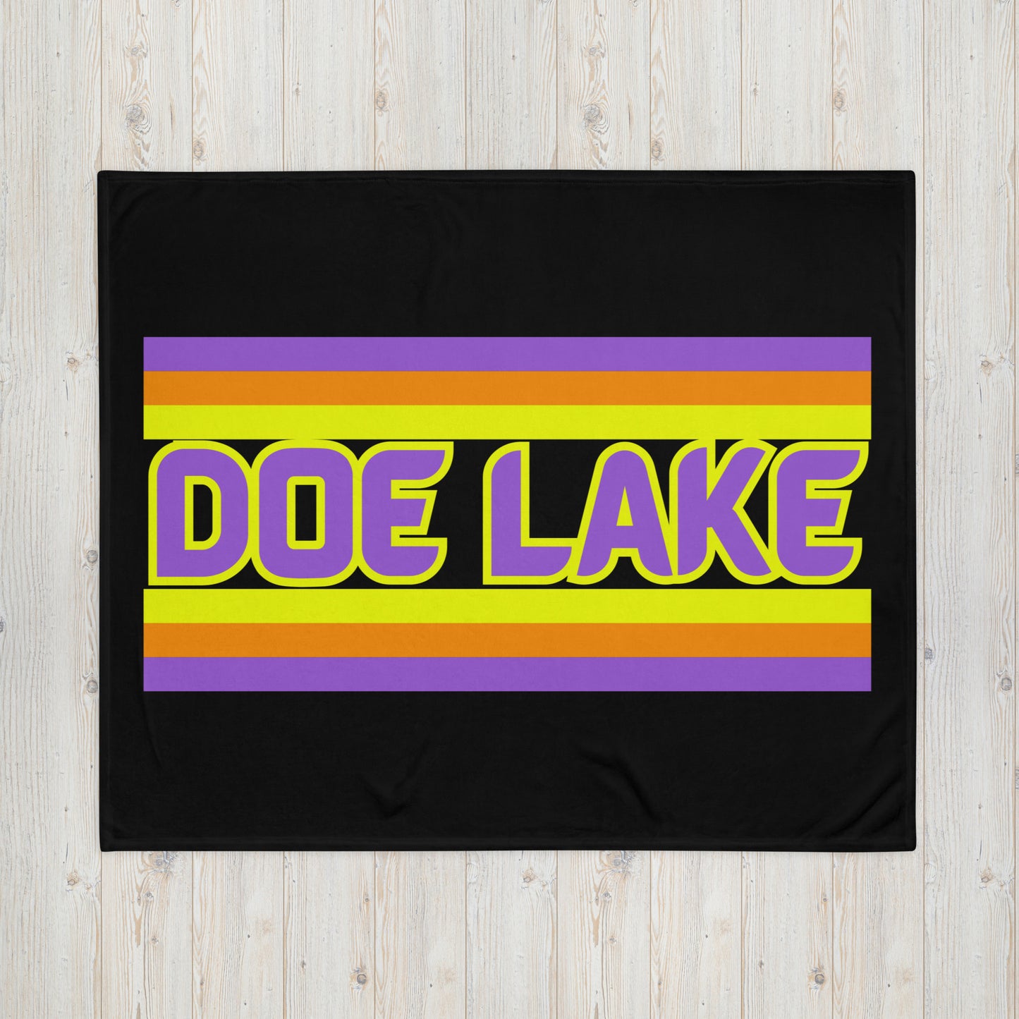 Doe Lake - Stripes - Campfire Blanket - Throw Blanket