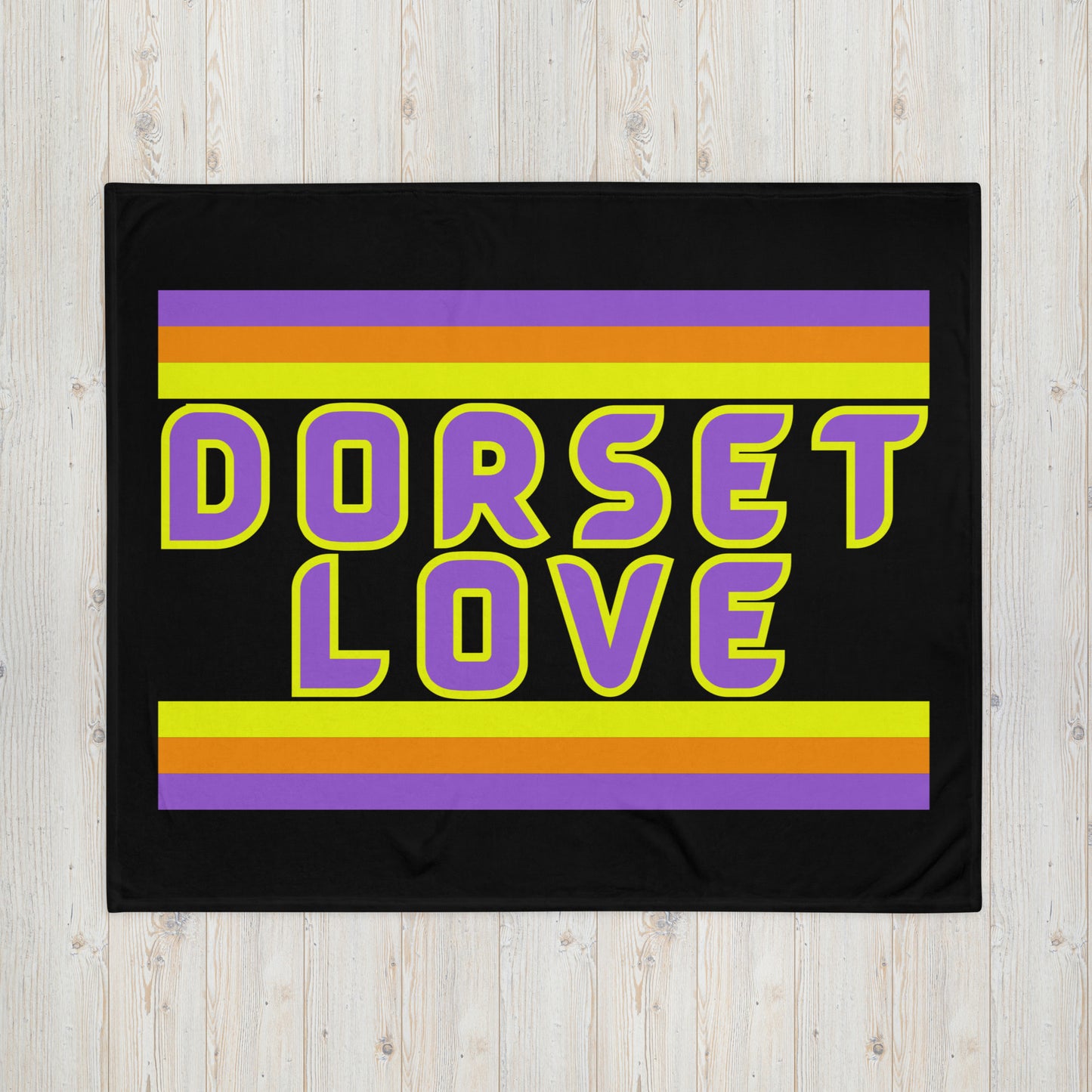 Dorset Love - Stripes - Campfire Blanket - Throw Blanket