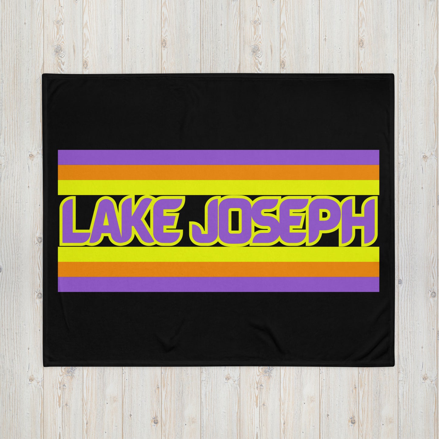 Lake Joseph - Stripes - Campfire Blanket - Throw Blanket