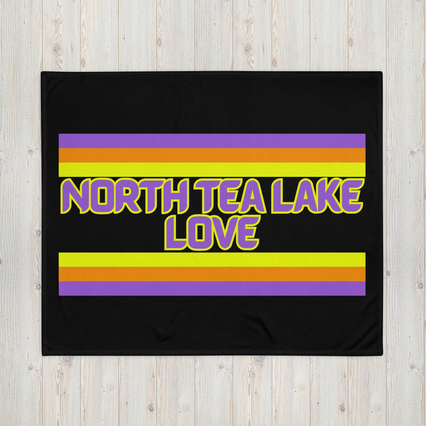 North Tea Lake Love - Throw Blanket