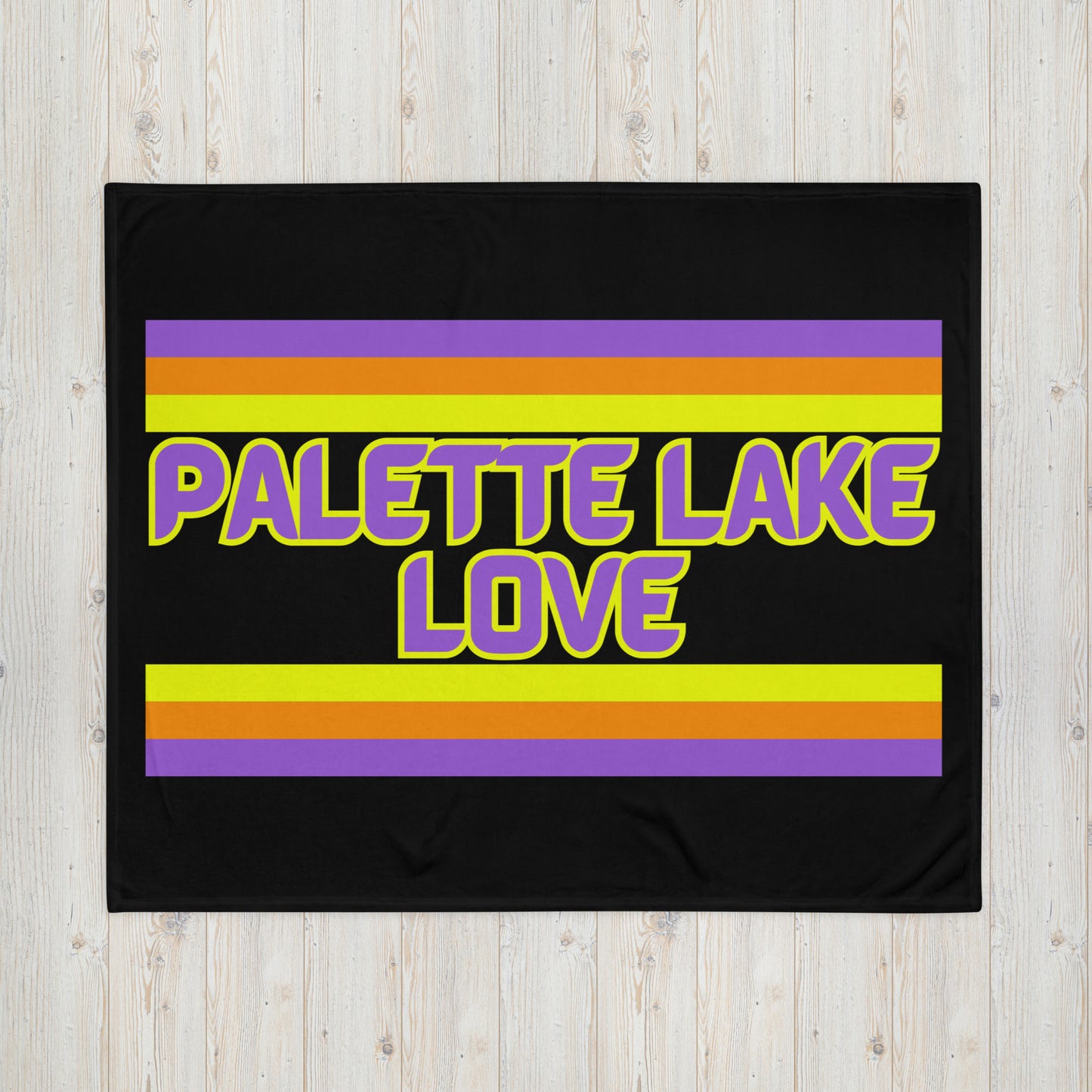 Palette Lake Love - Throw Blanket