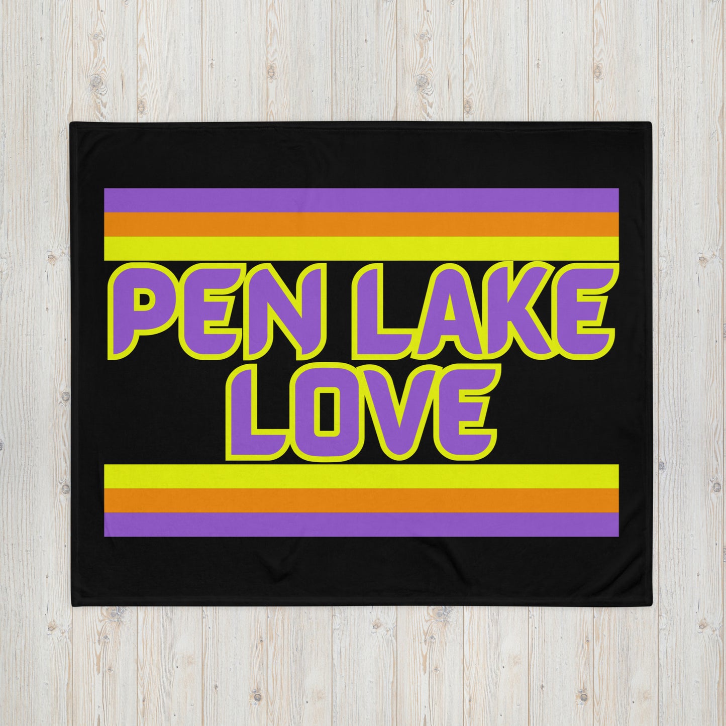 Pen Lake Love - Throw Blanket
