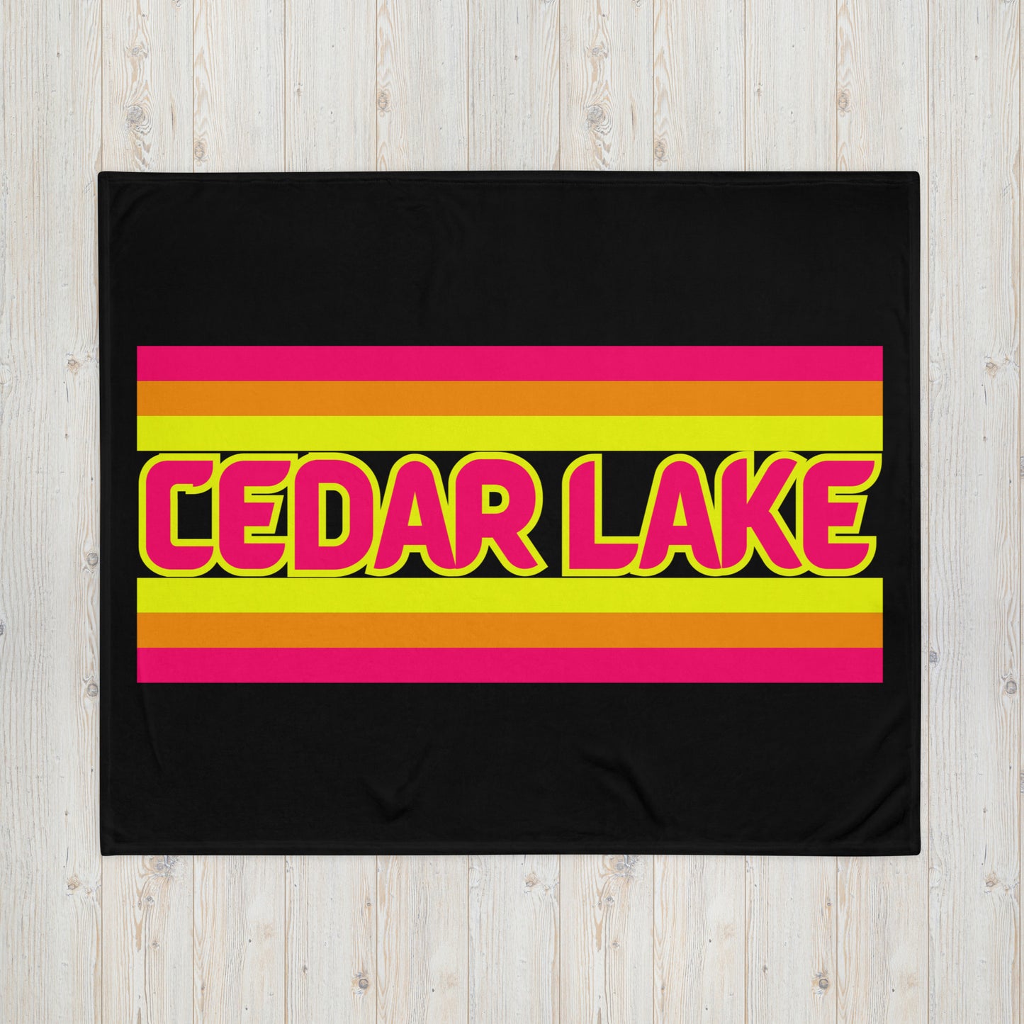 Cedar Lake - Stripes - Campfire Blanket - Throw Blanket