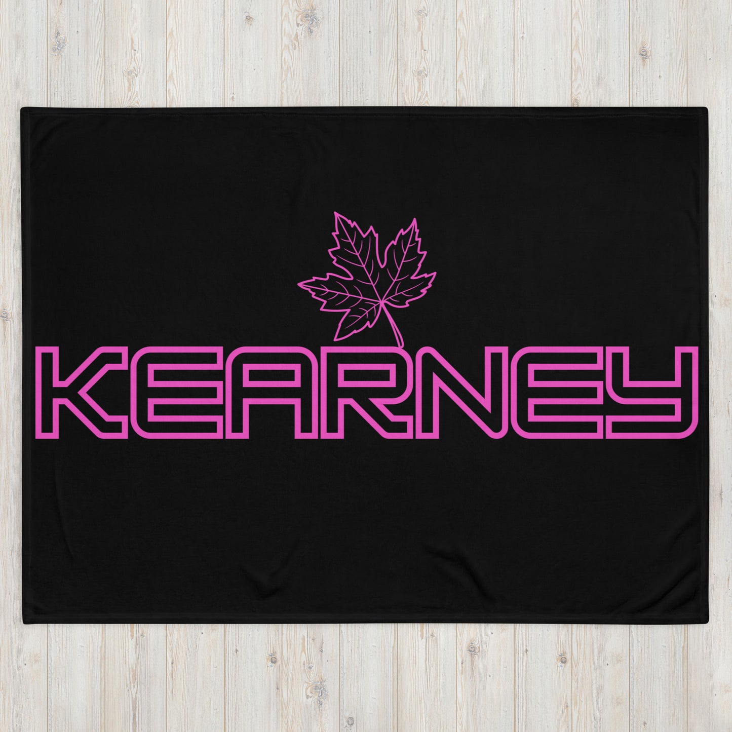 Kearney Ontario Leaf - Campfire Blanket - Throw Blanket