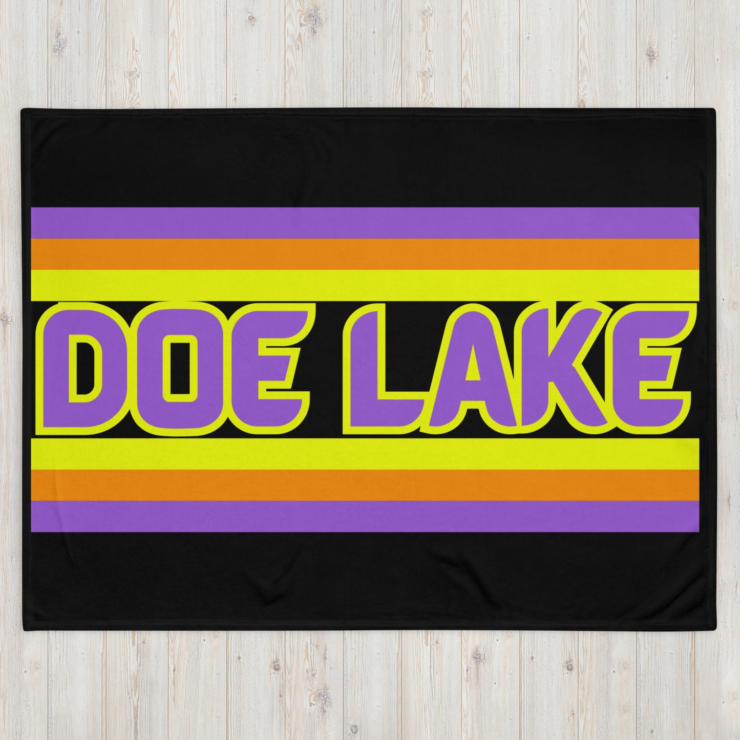 Doe Lake - Stripes - Campfire Blanket - Throw Blanket