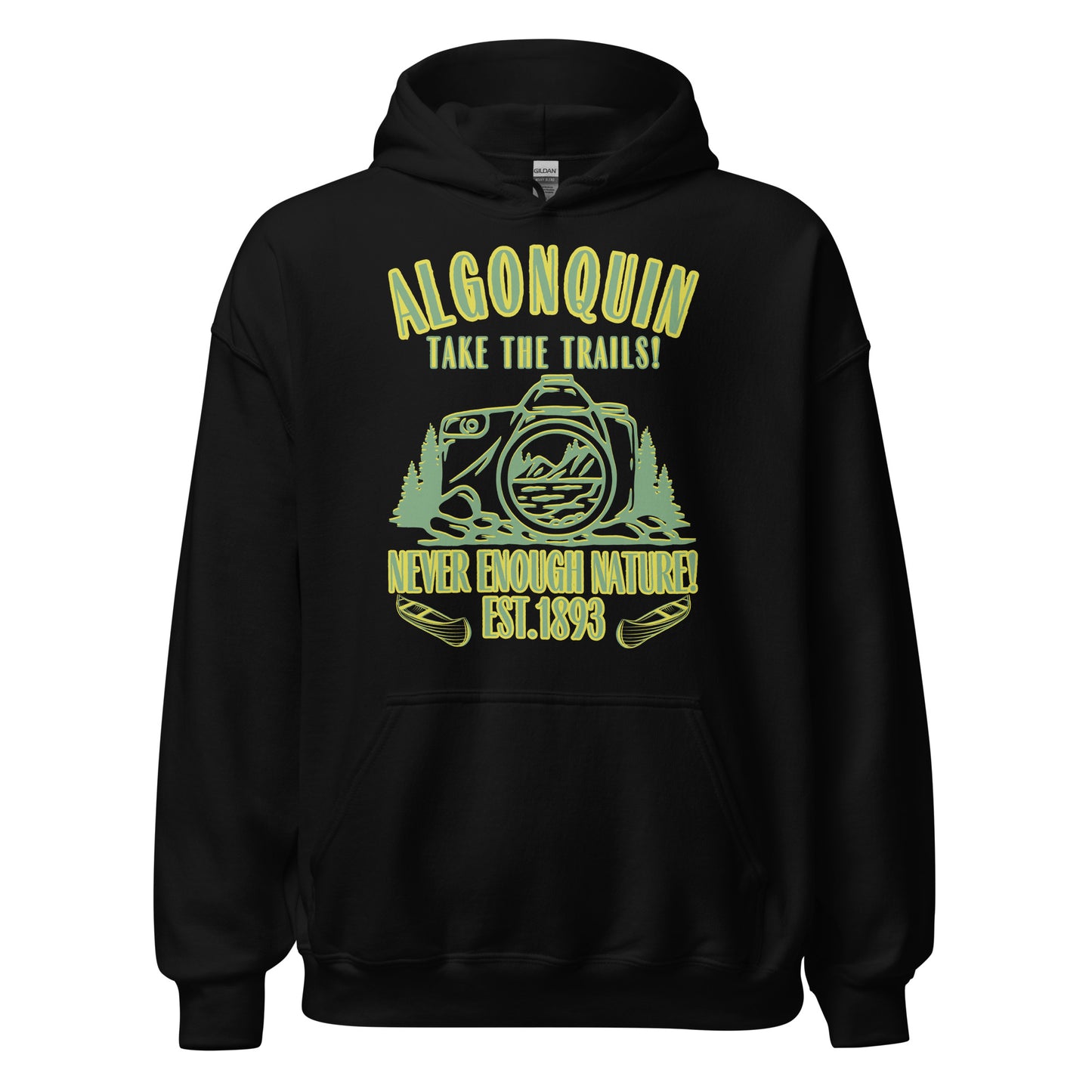 Algonquin Park - Take The Trails - Vintage Style - Quality Unisex Hoodie