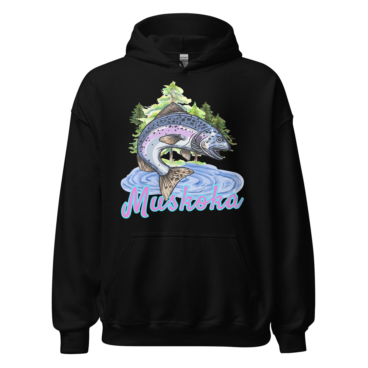 Muskoka Painted Trout - Unisex Hoodie