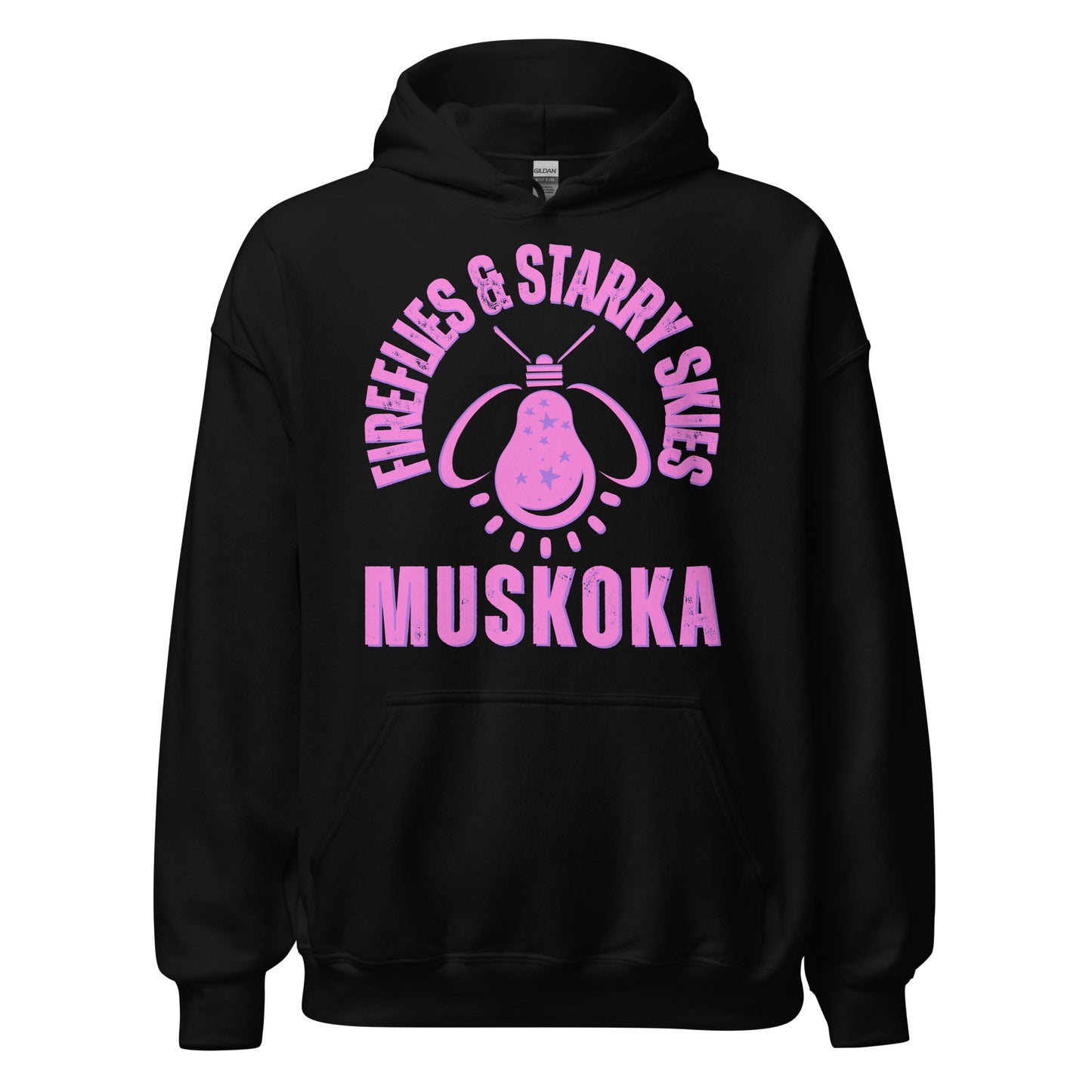 Fireflies & Starry Skies Algonquin Pink - Unisex Hoodie