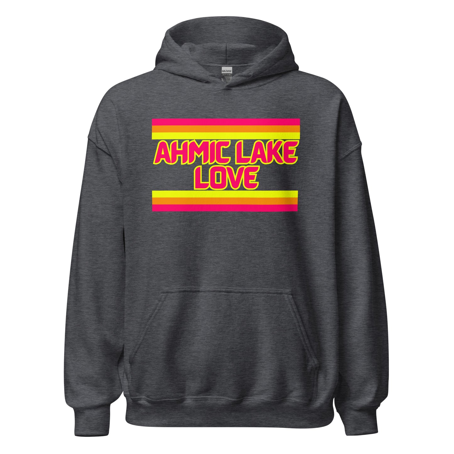 Ahmic Lake Love - Stripes - Unisex Hoodie