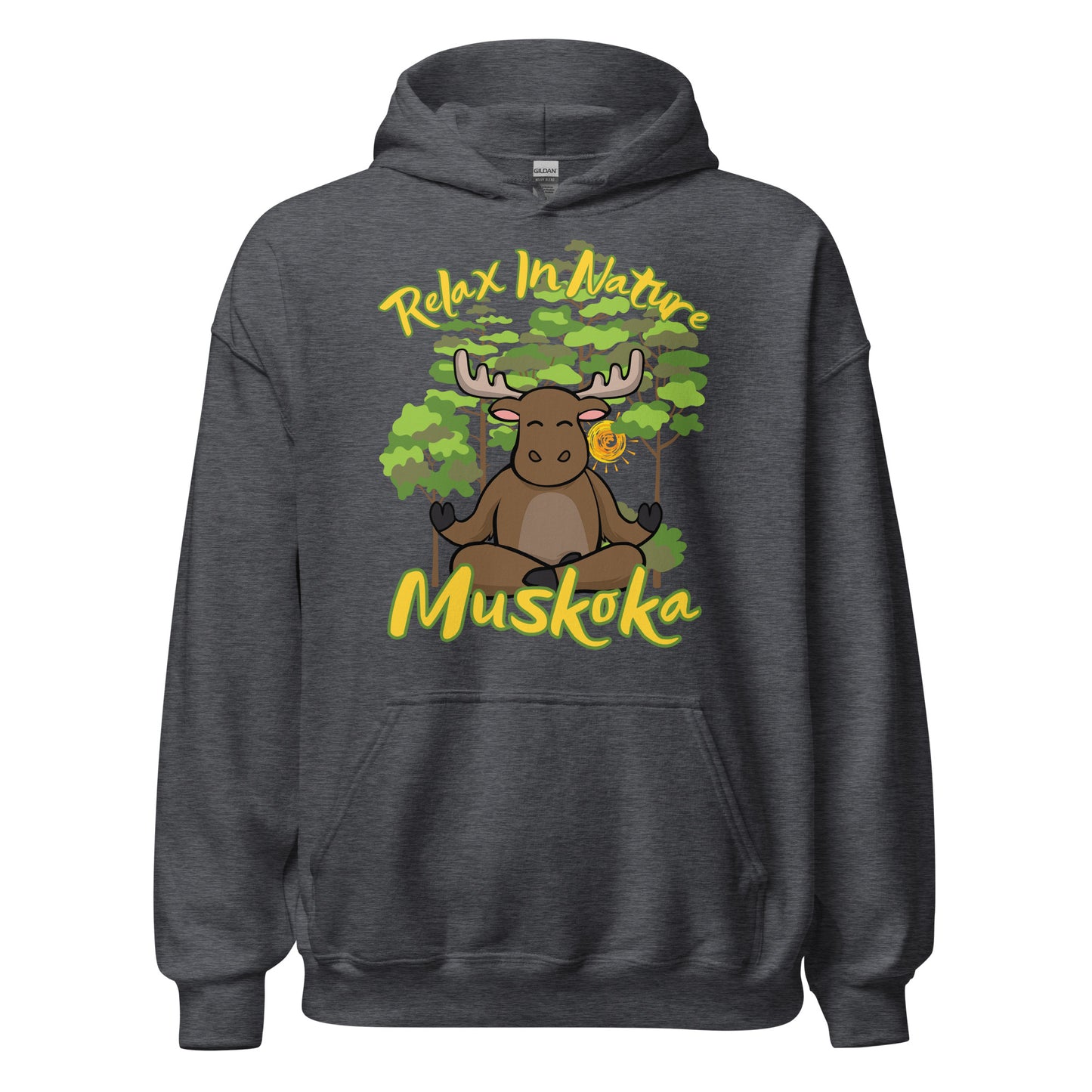 Relax in Nature Muskoka Moose - Unisex Hoodie