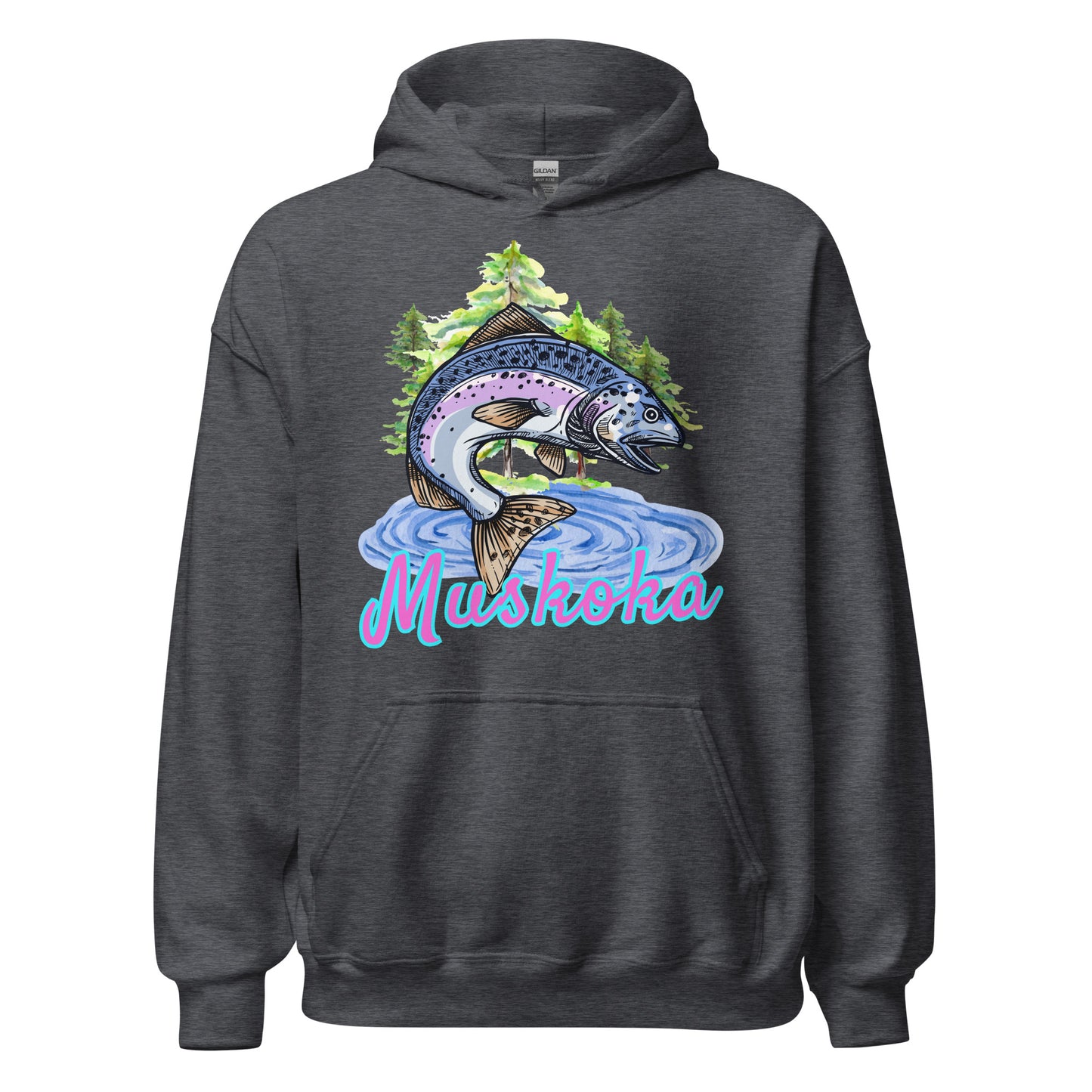 Muskoka Painted Trout - Unisex Hoodie