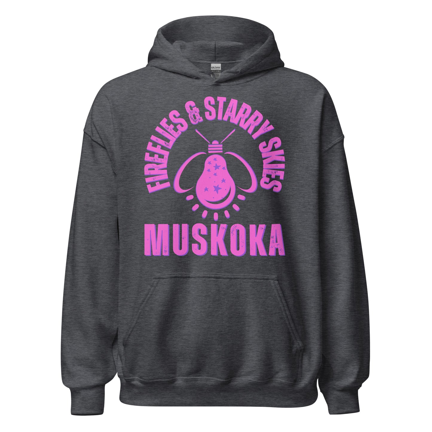 Fireflies & Starry Skies Algonquin Pink - Unisex Hoodie