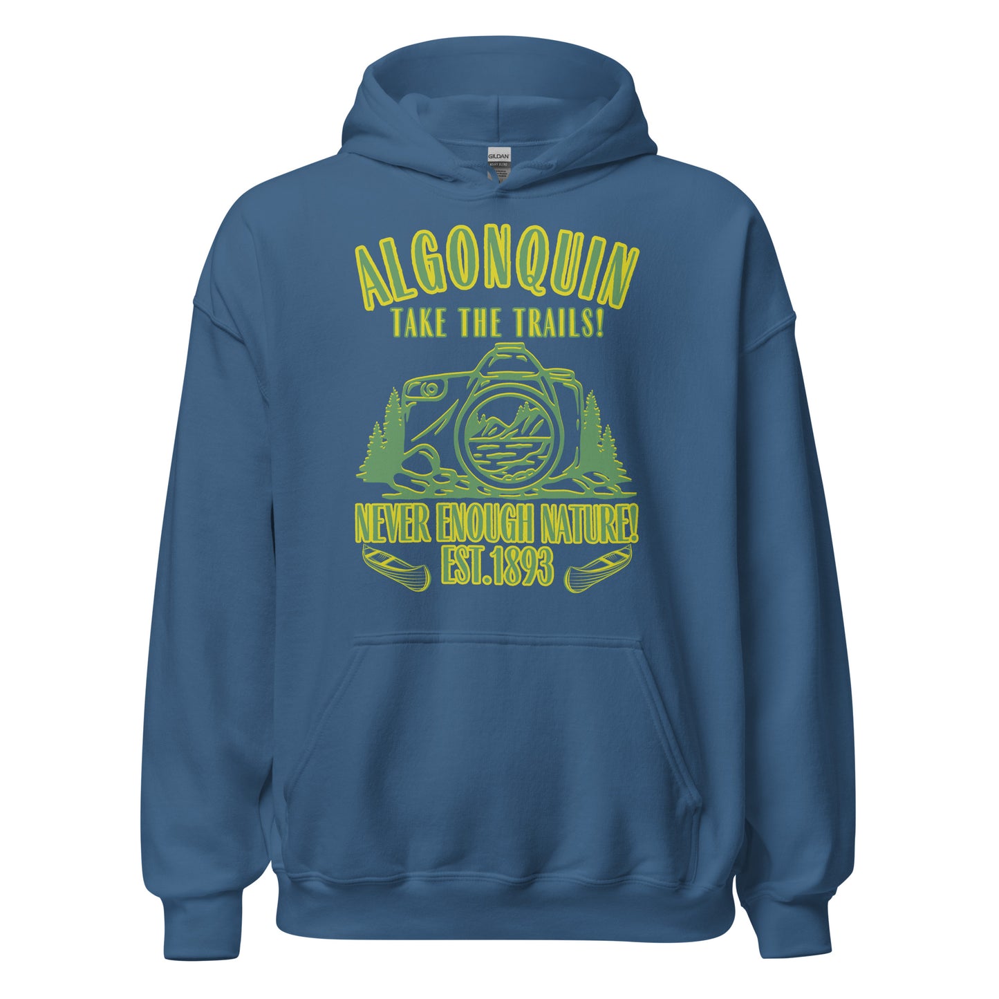 Algonquin Park - Take The Trails - Vintage Style - Quality Unisex Hoodie