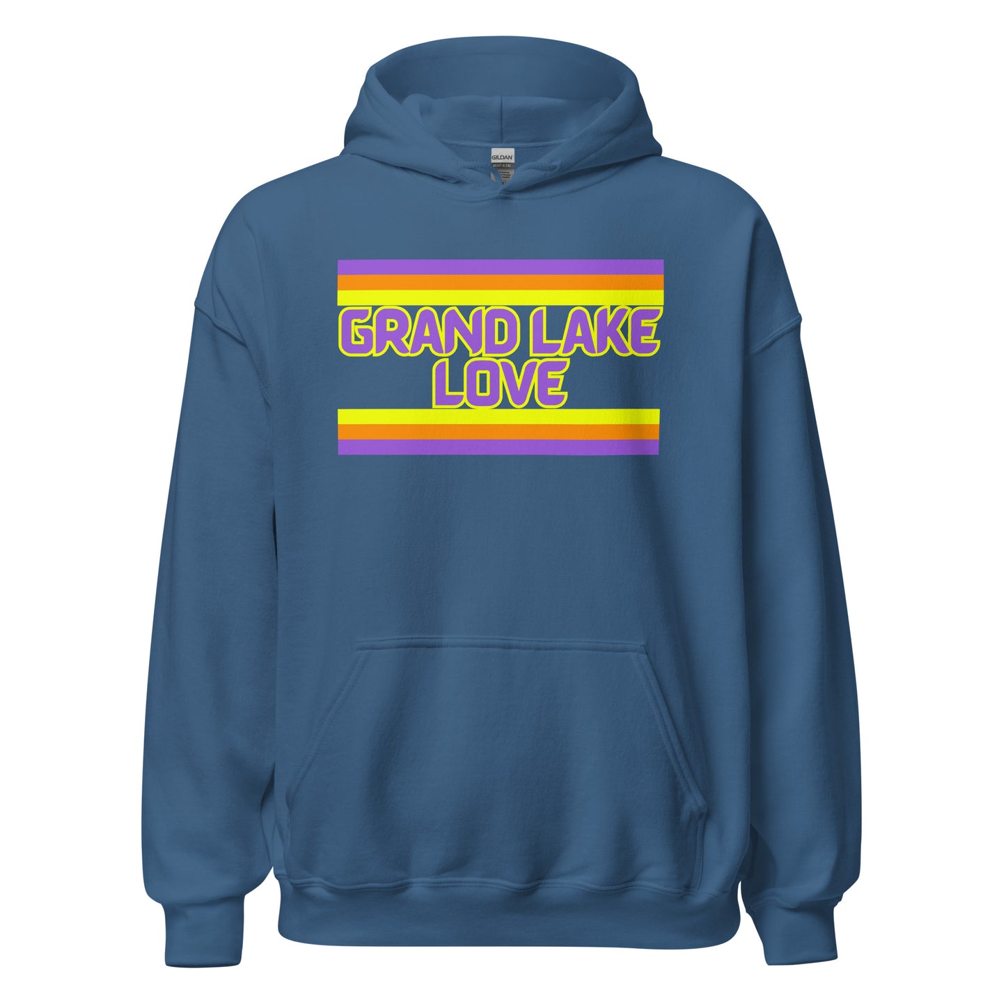 Grand Lake Love - Stripes - Unisex Hoodie