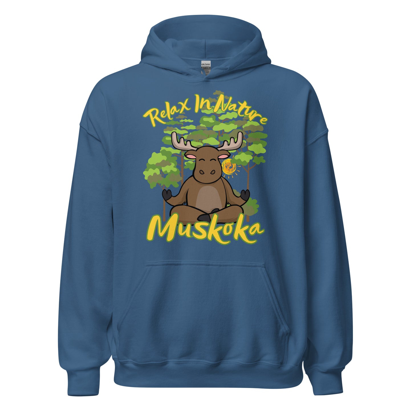 Relax in Nature Muskoka Moose - Unisex Hoodie