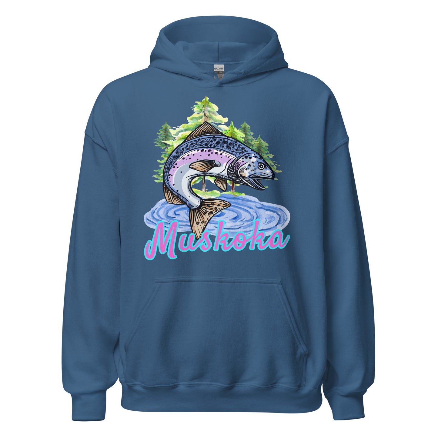 Muskoka Painted Trout - Unisex Hoodie