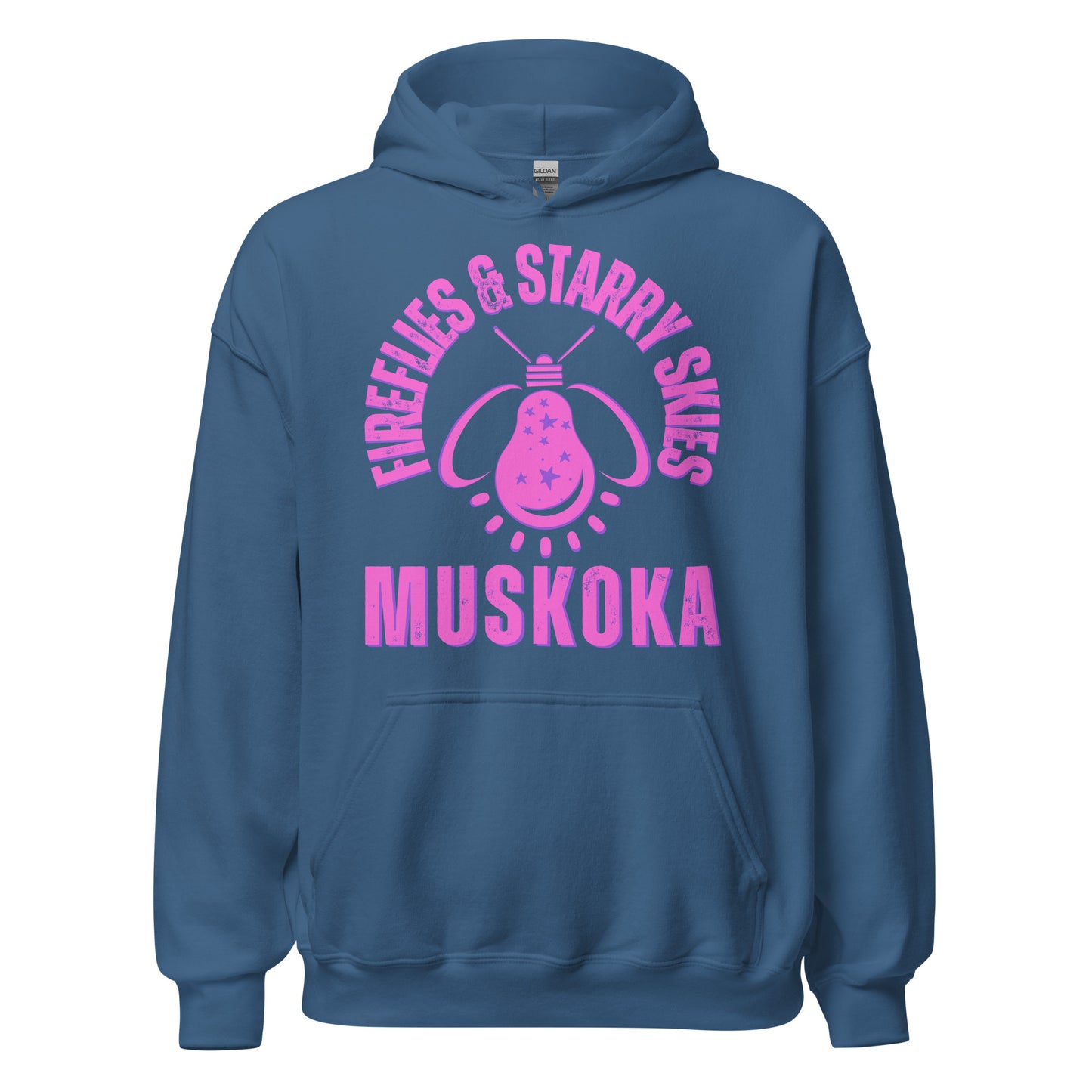 Fireflies & Starry Skies Algonquin Pink - Unisex Hoodie