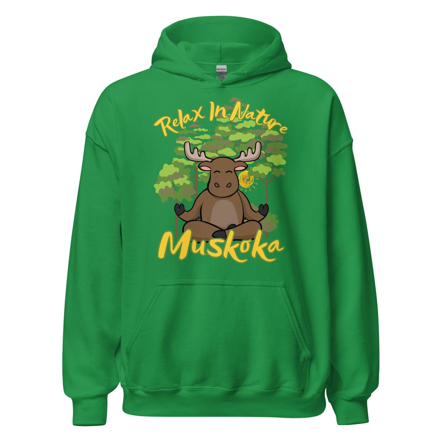 Relax in Nature Muskoka Moose - Unisex Hoodie