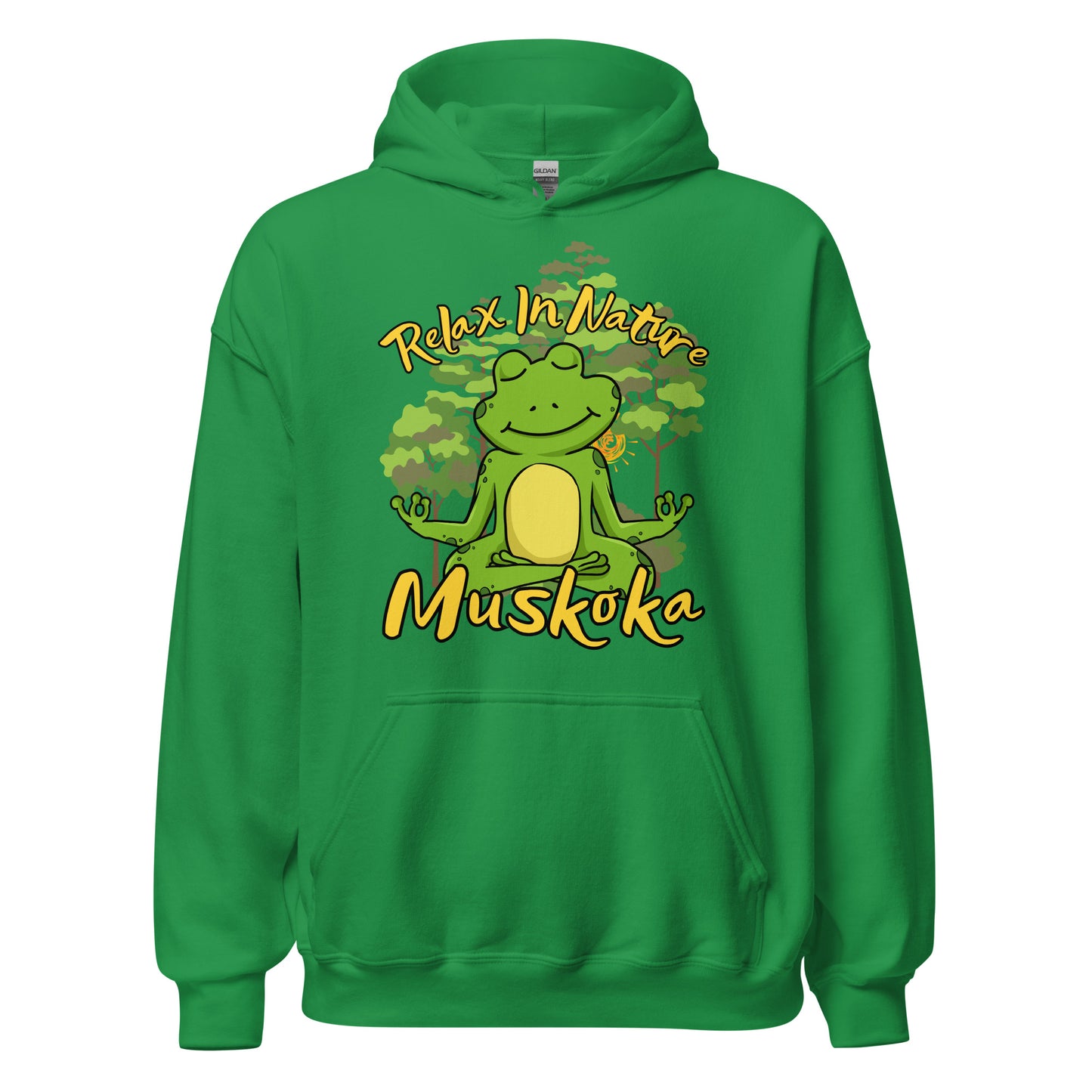 Relax In Nature Muskoka Frog - Unisex Hoodie