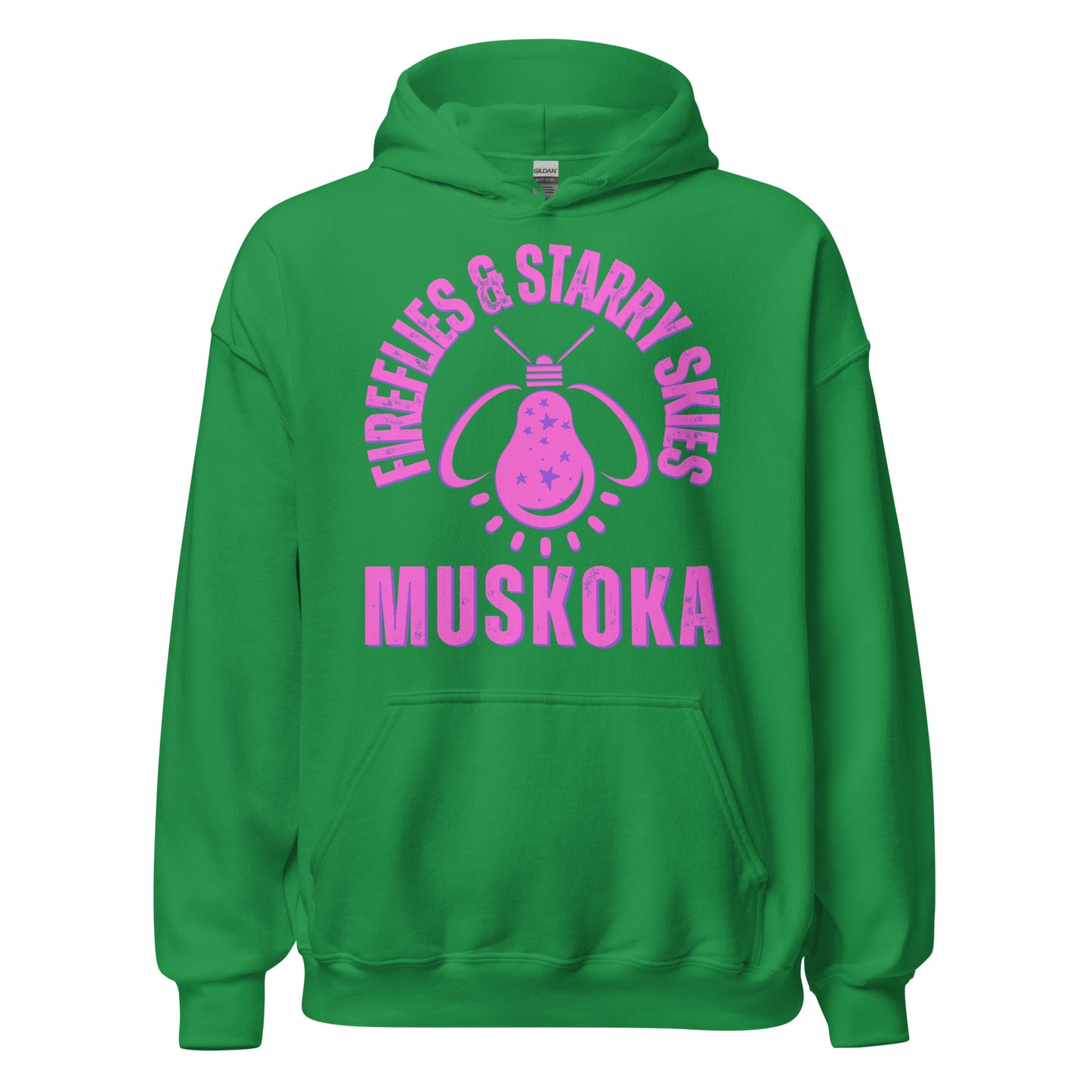 Fireflies & Starry Skies Algonquin Pink - Unisex Hoodie