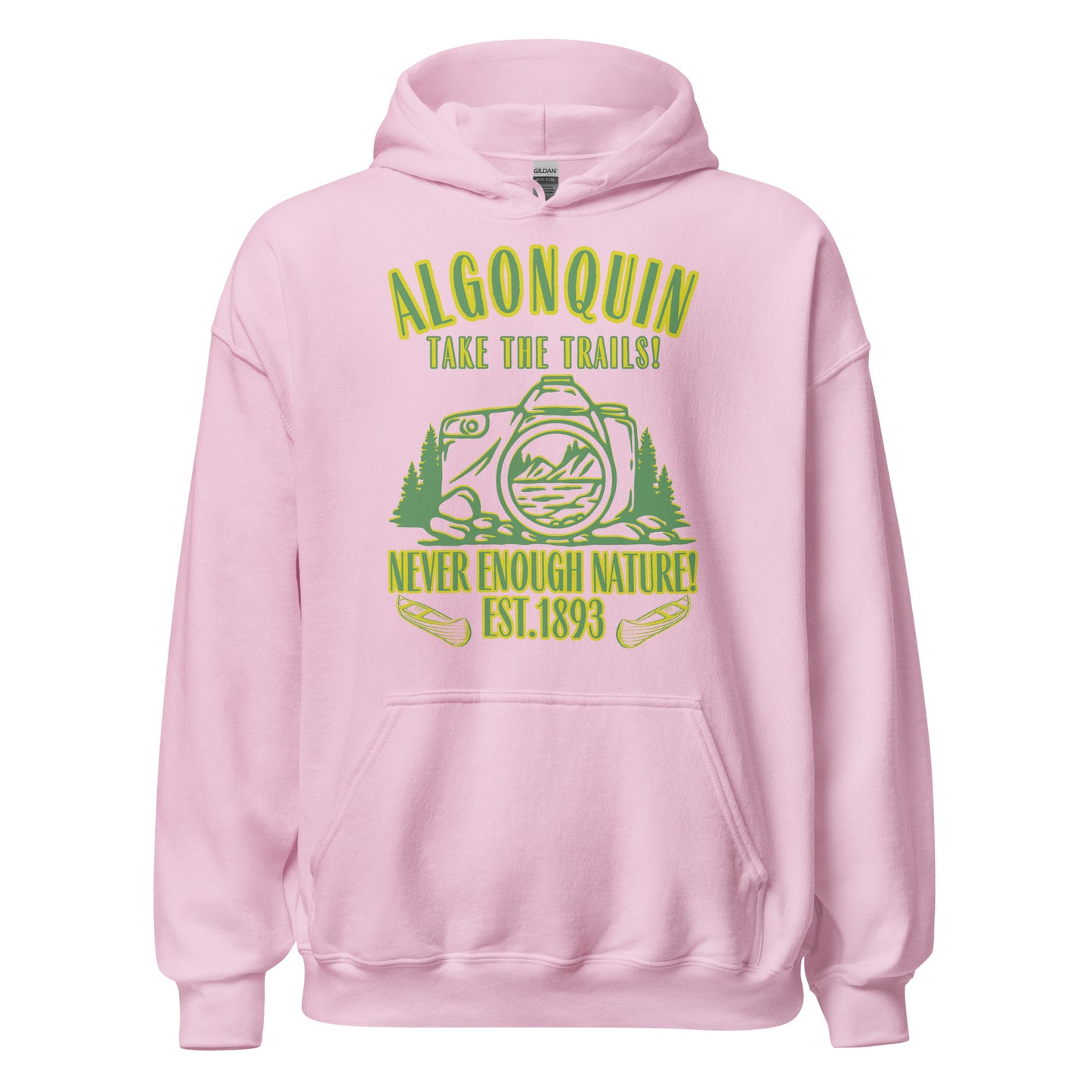 Algonquin Park - Take The Trails - Vintage Style - Quality Unisex Hoodie