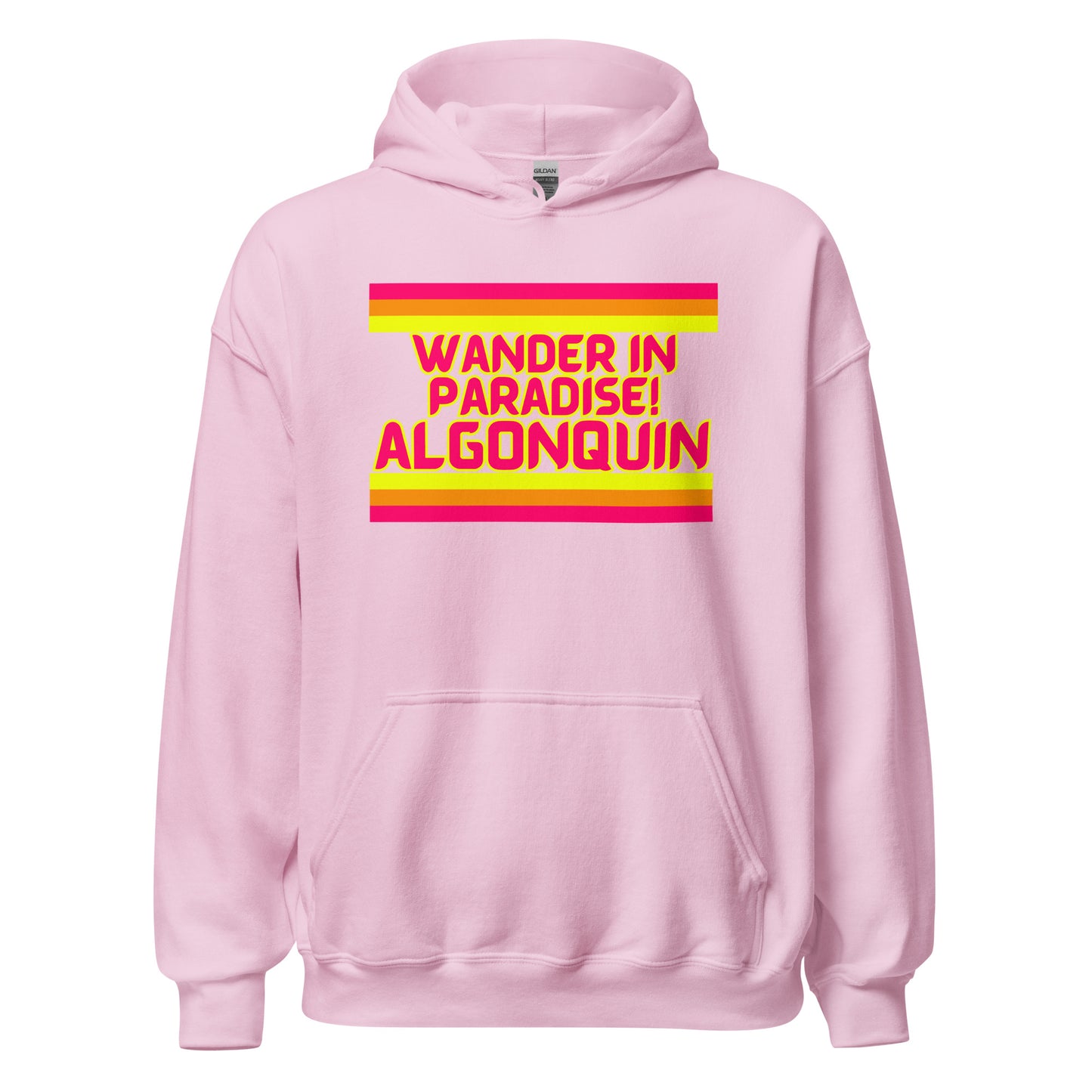 Wander in Paradise Algonquin - Stripes - Unisex Hoodie