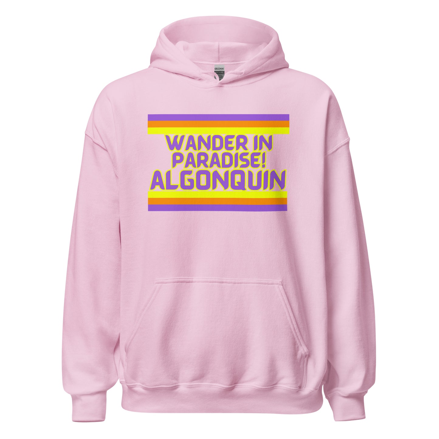 Wander in Paradise Algonquin - Stripes - Unisex Hoodie