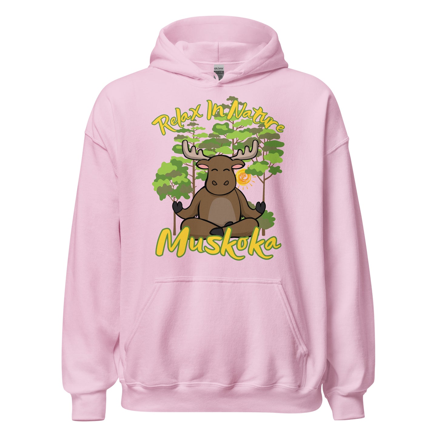 Relax in Nature Muskoka Moose - Unisex Hoodie
