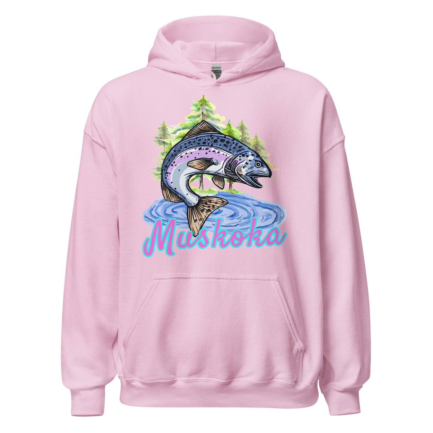 Muskoka Painted Trout - Unisex Hoodie