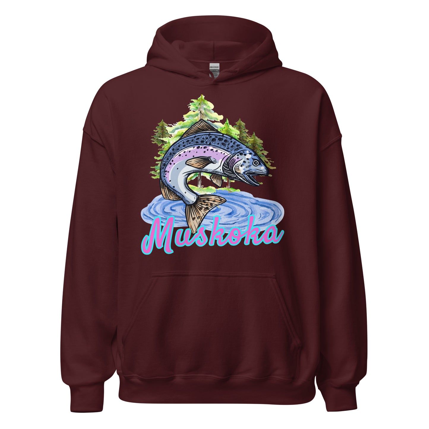 Muskoka Painted Trout - Unisex Hoodie