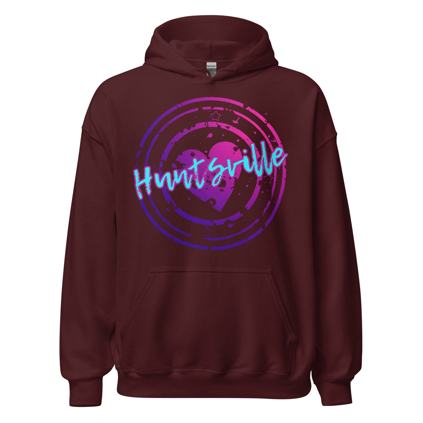 Huntsville Ontario Heart Stamp - Unisex Hoodie