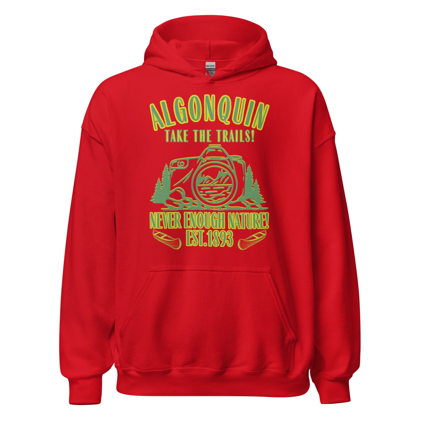 Algonquin Park - Take The Trails - Vintage Style - Quality Unisex Hoodie