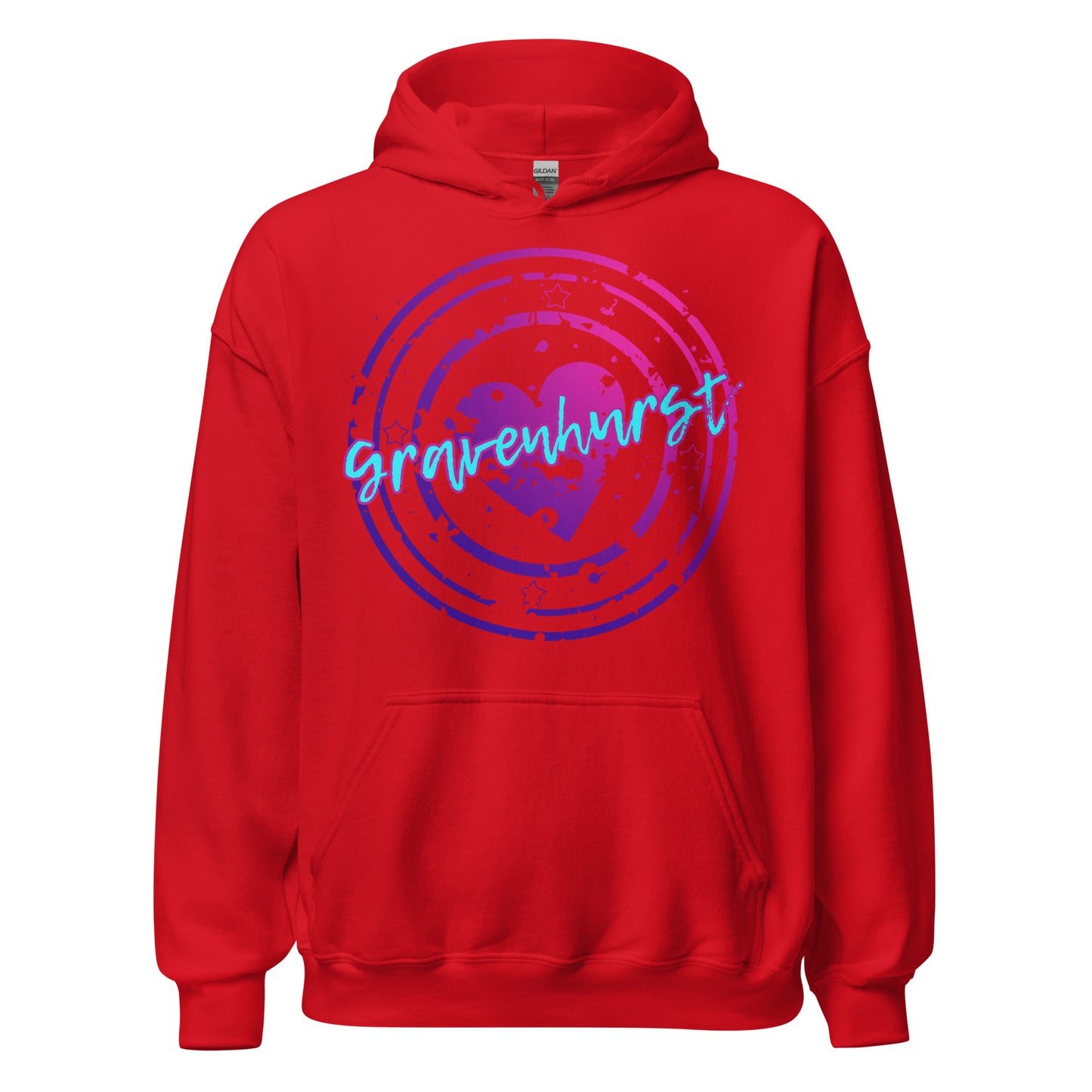 Gravenhurst Ontario - Heart Stamp - Unisex Hoodie