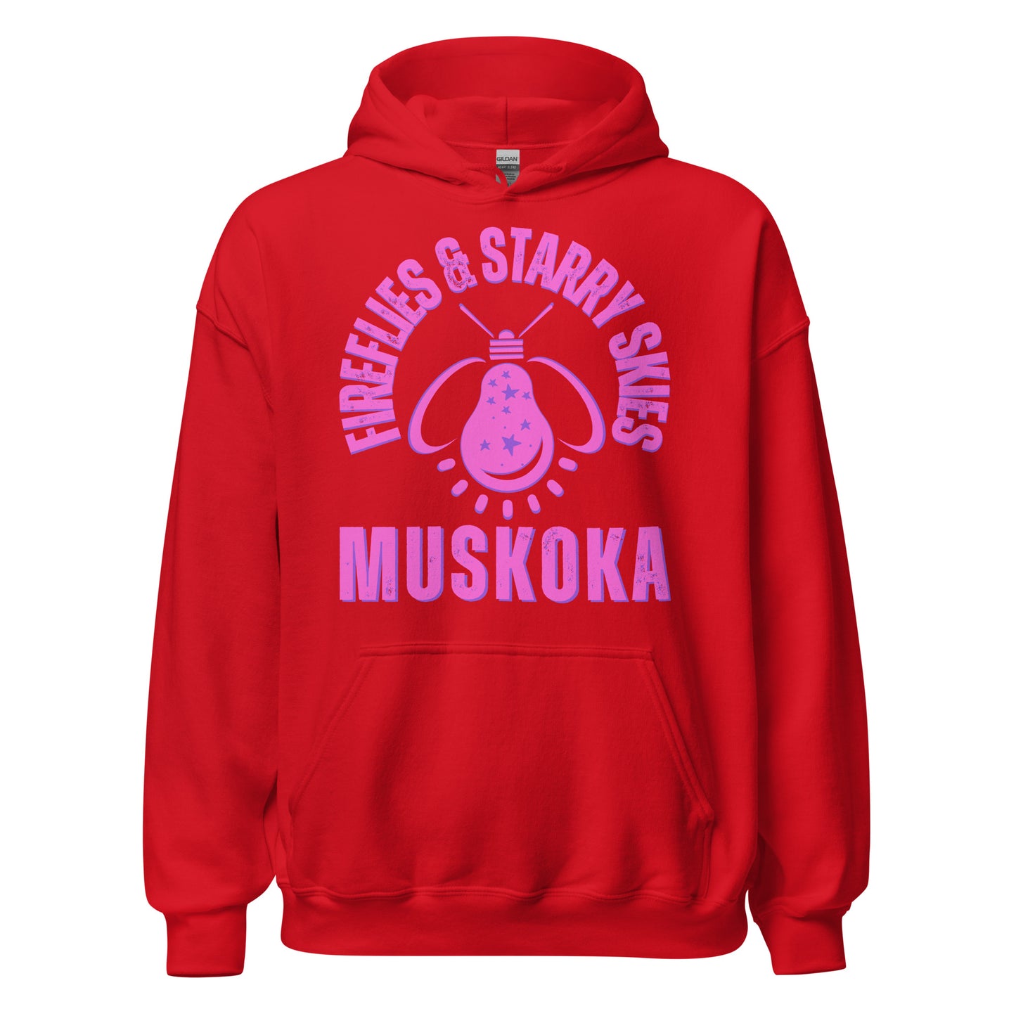 Fireflies & Starry Skies Algonquin Pink - Unisex Hoodie
