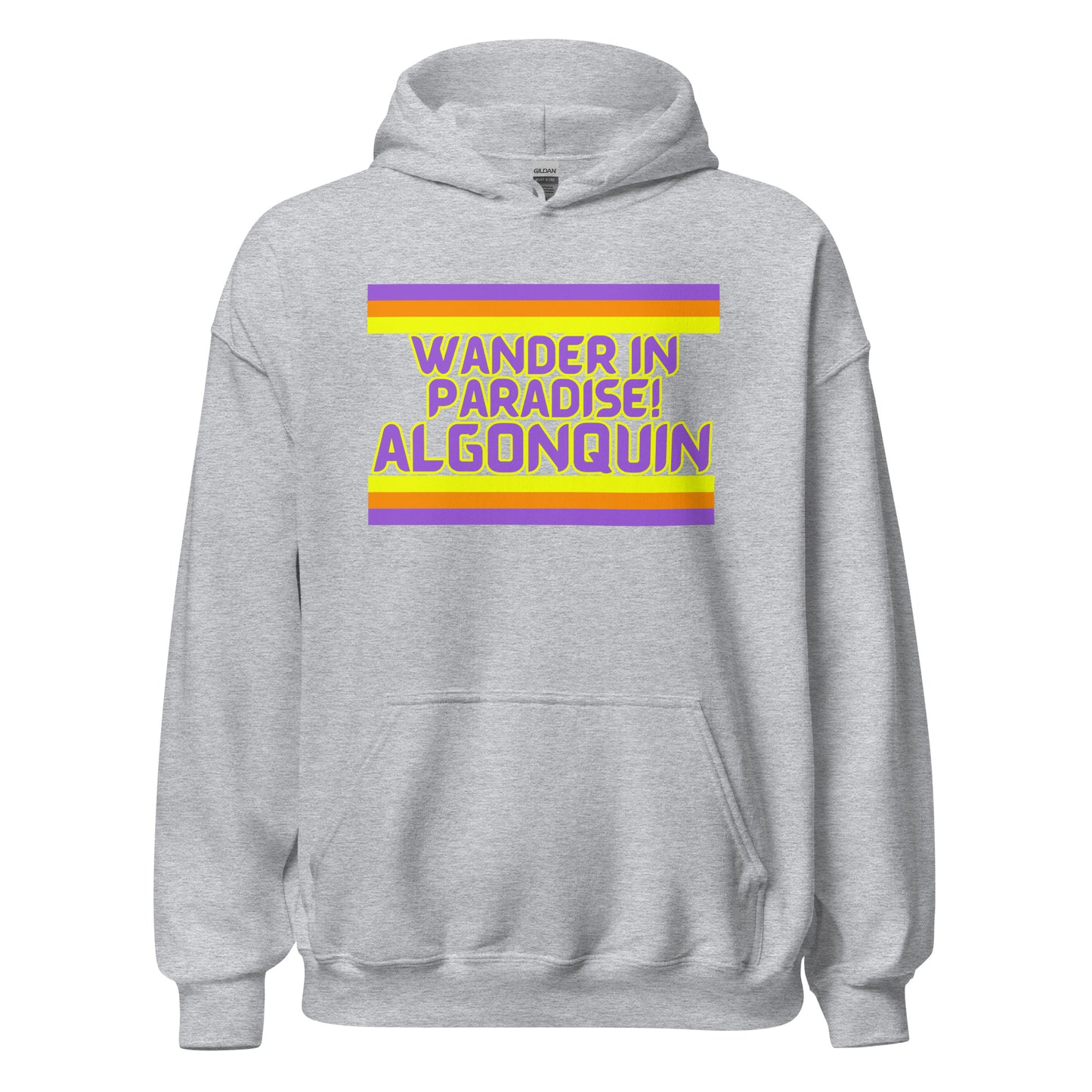 Wander in Paradise Algonquin - Stripes - Unisex Hoodie