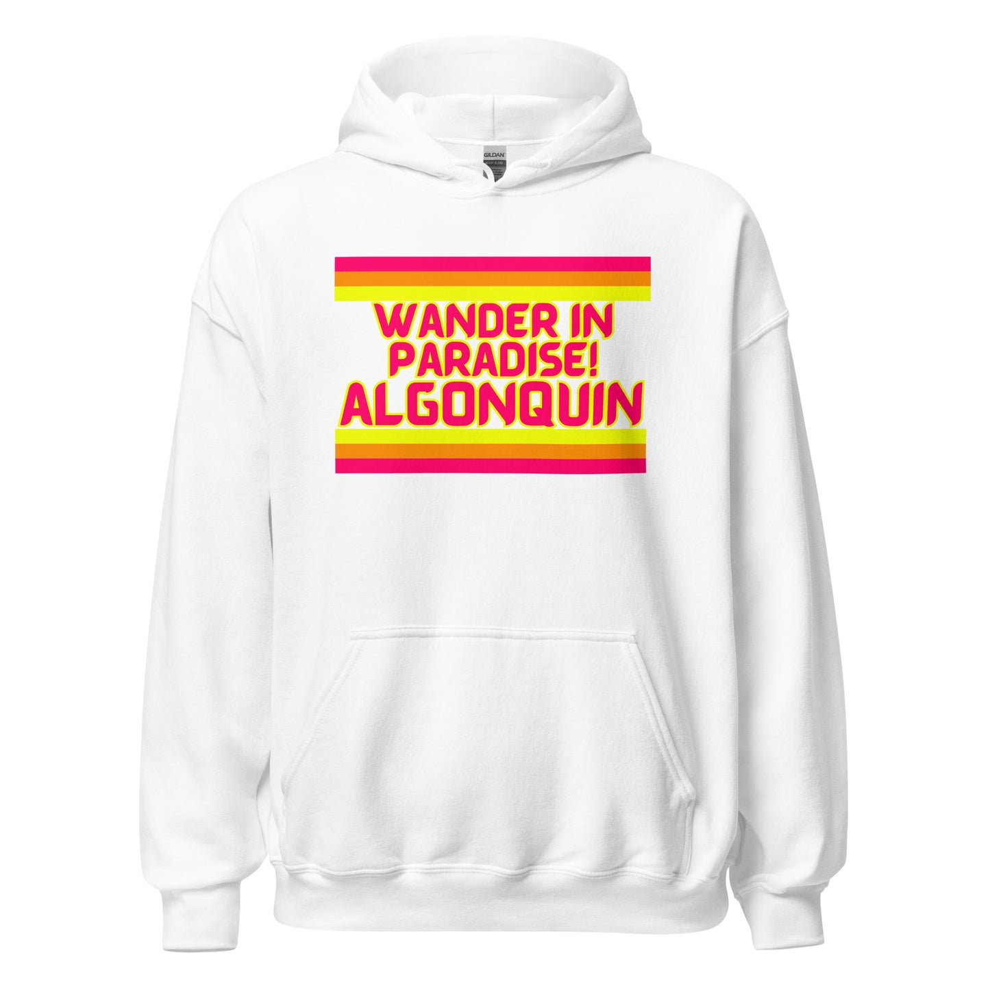 Wander in Paradise Algonquin - Stripes - Unisex Hoodie