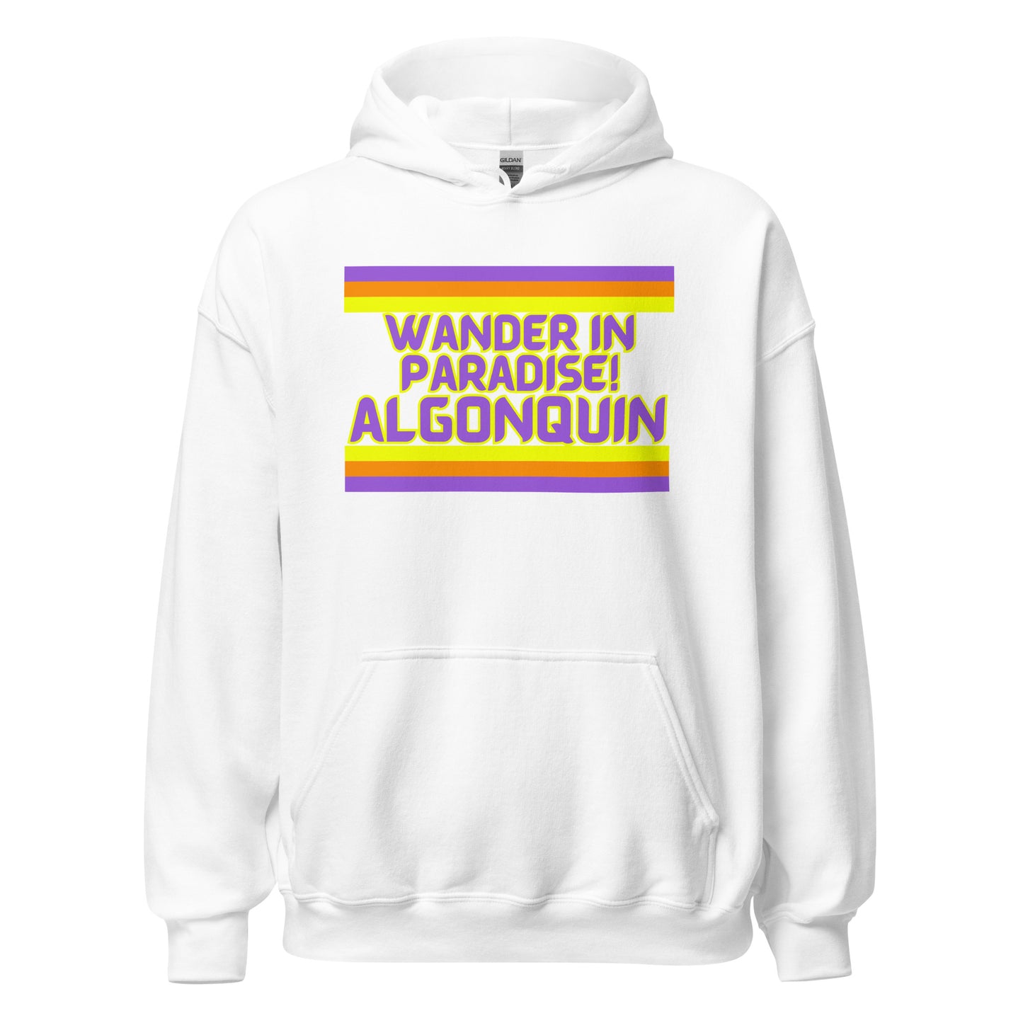 Wander in Paradise Algonquin - Stripes - Unisex Hoodie