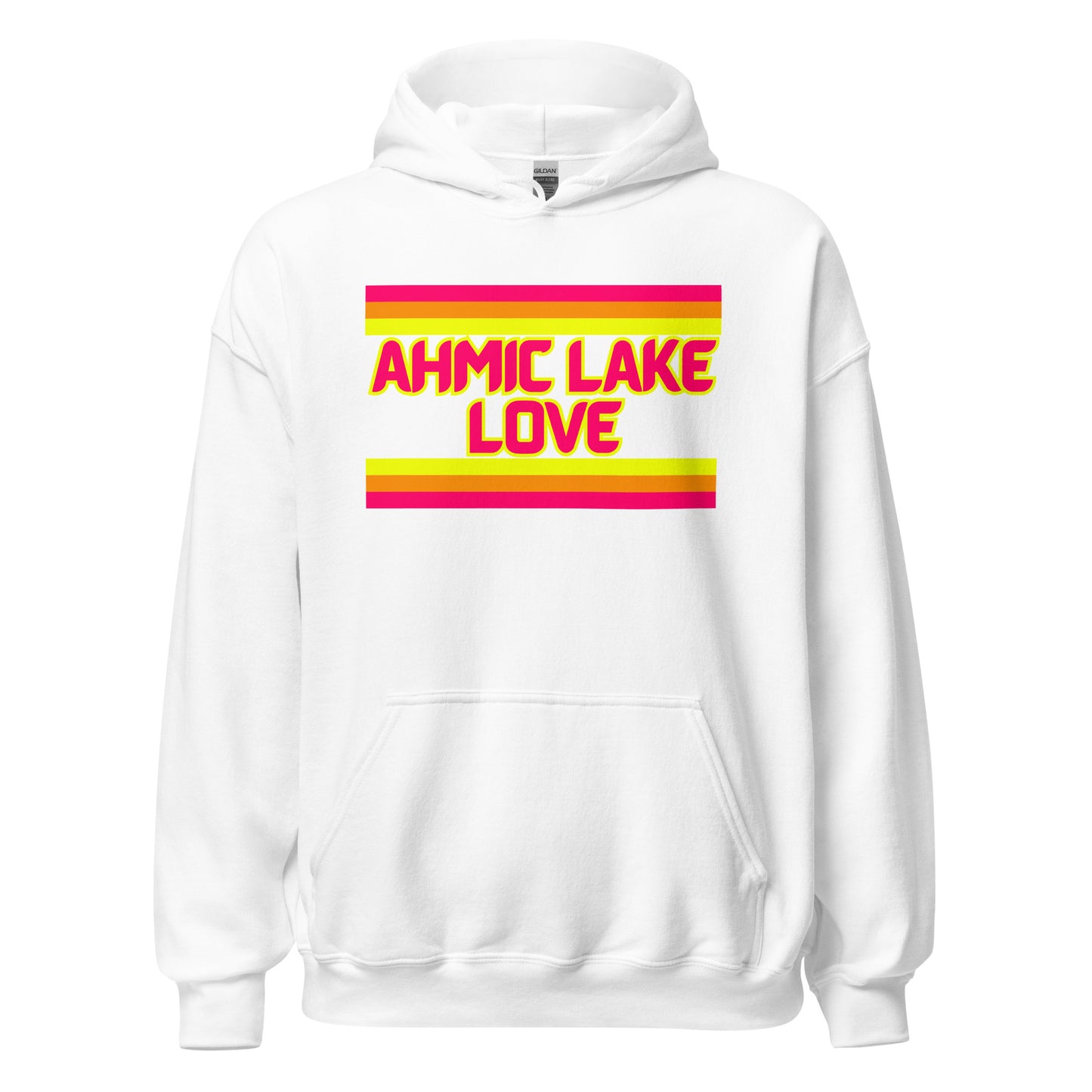 Ahmic Lake Love - Stripes - Unisex Hoodie