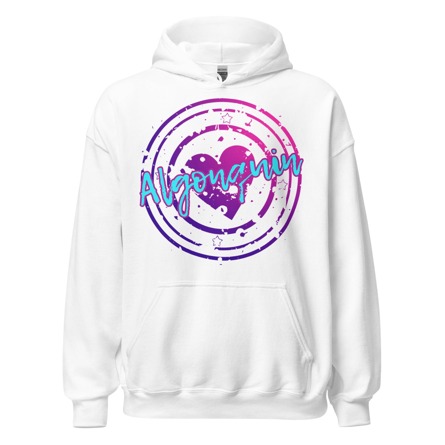 Algonquin Heart Stamp - Unisex Hoodie