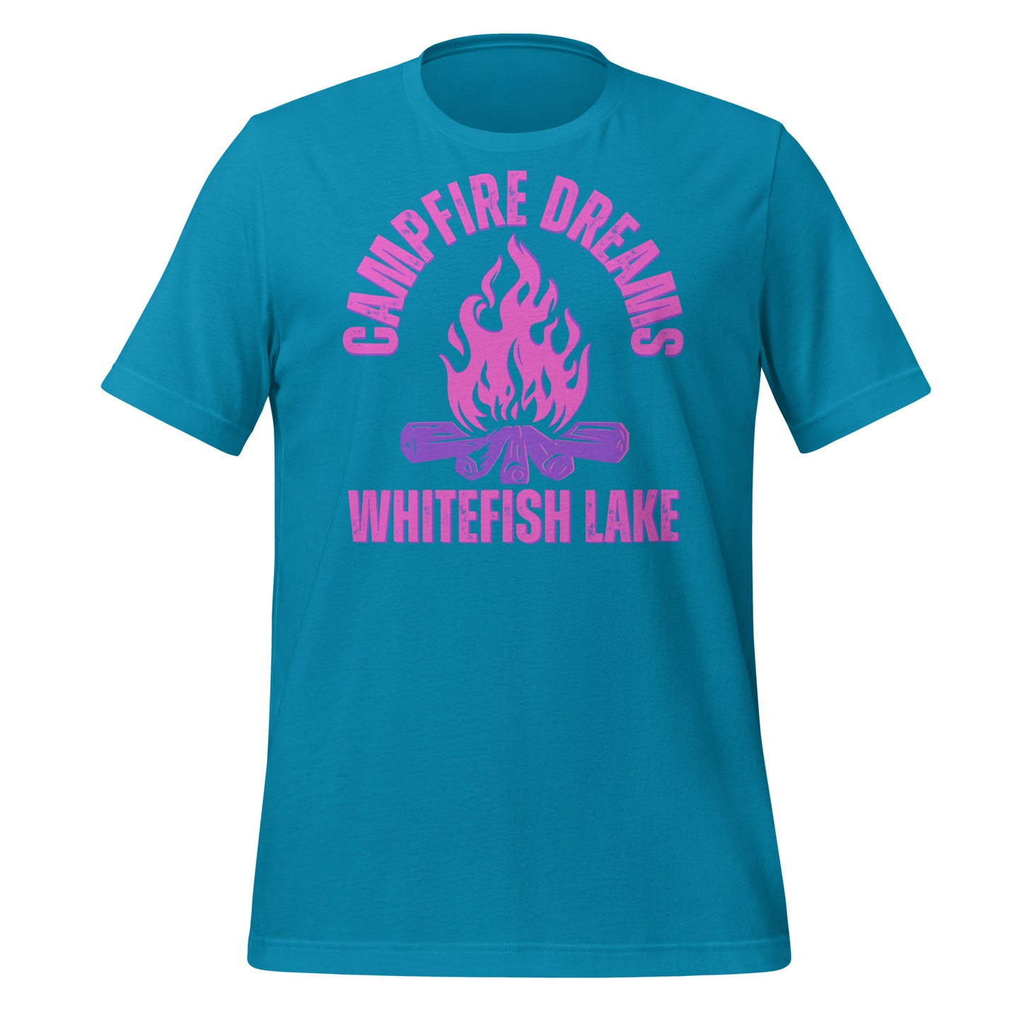 Whitefish Lake Campfire Dreams Pink - Unisex t-shirt