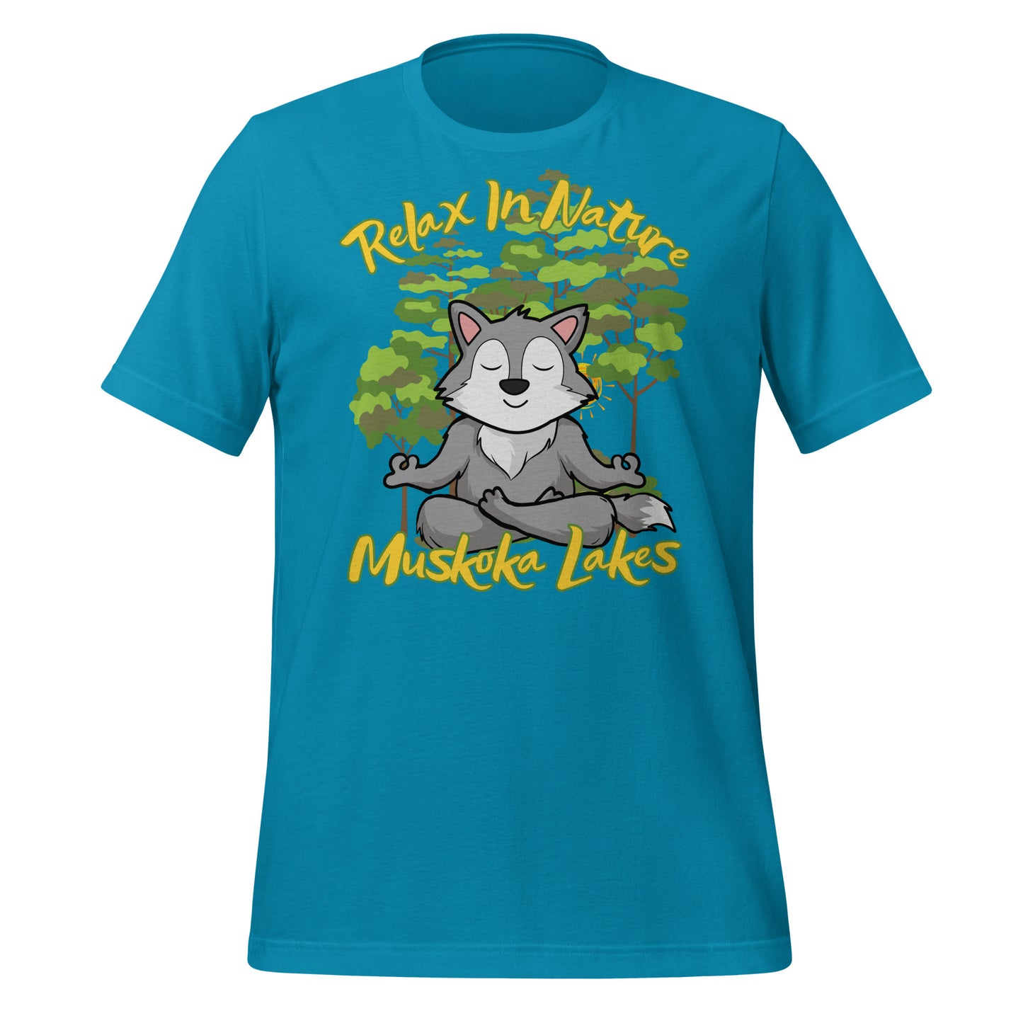 Muskoka Lakes Relax in Nature Wolf - Unisex t-shirt
