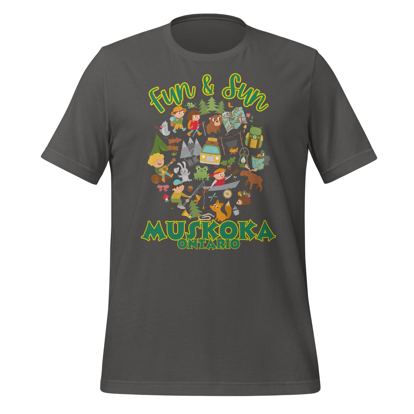 Fun & Sun Muskoka Ontario - Unisex t-shirt