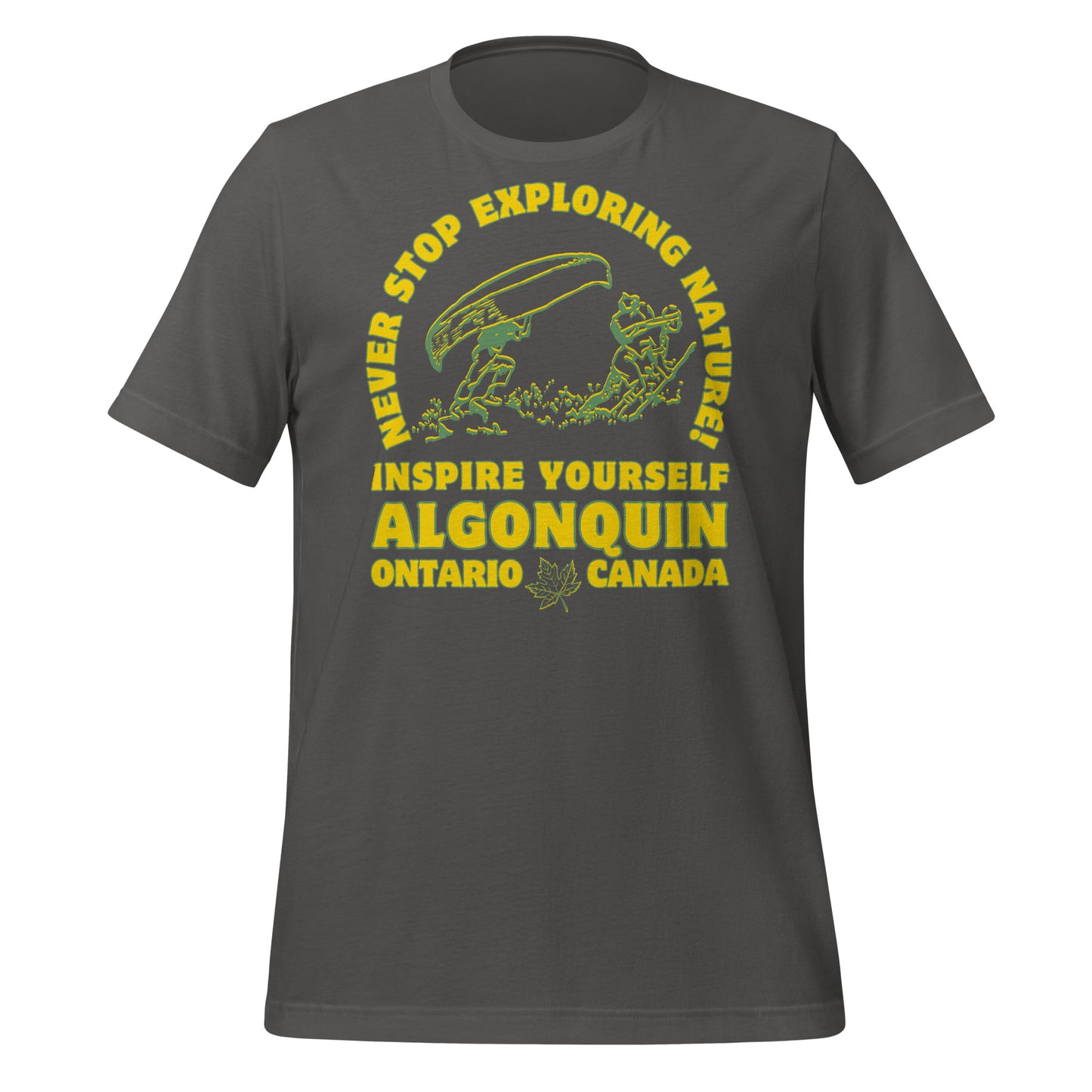 Never Stop Exploring Nature Algonquin - Unisex t-shirt