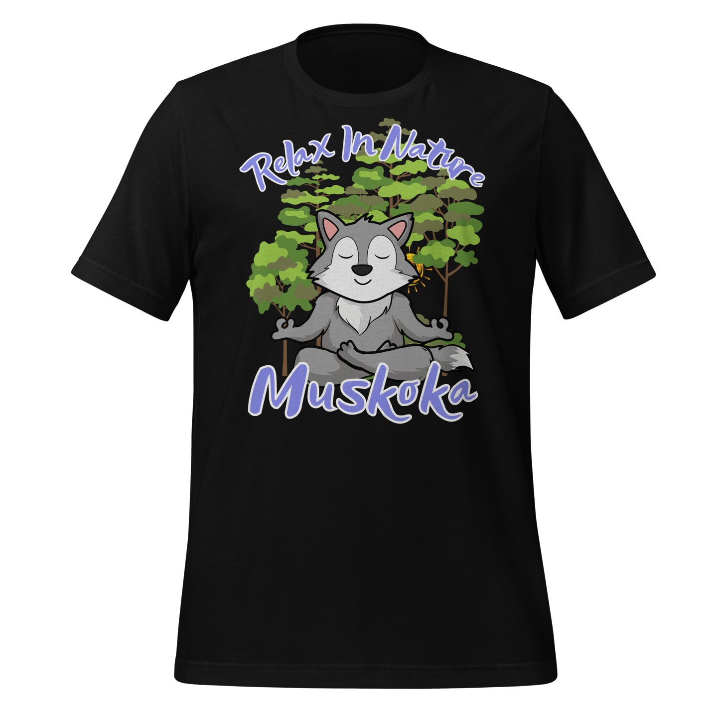 Relax in Nature Muskoka Wolf - Unisex t-shirt