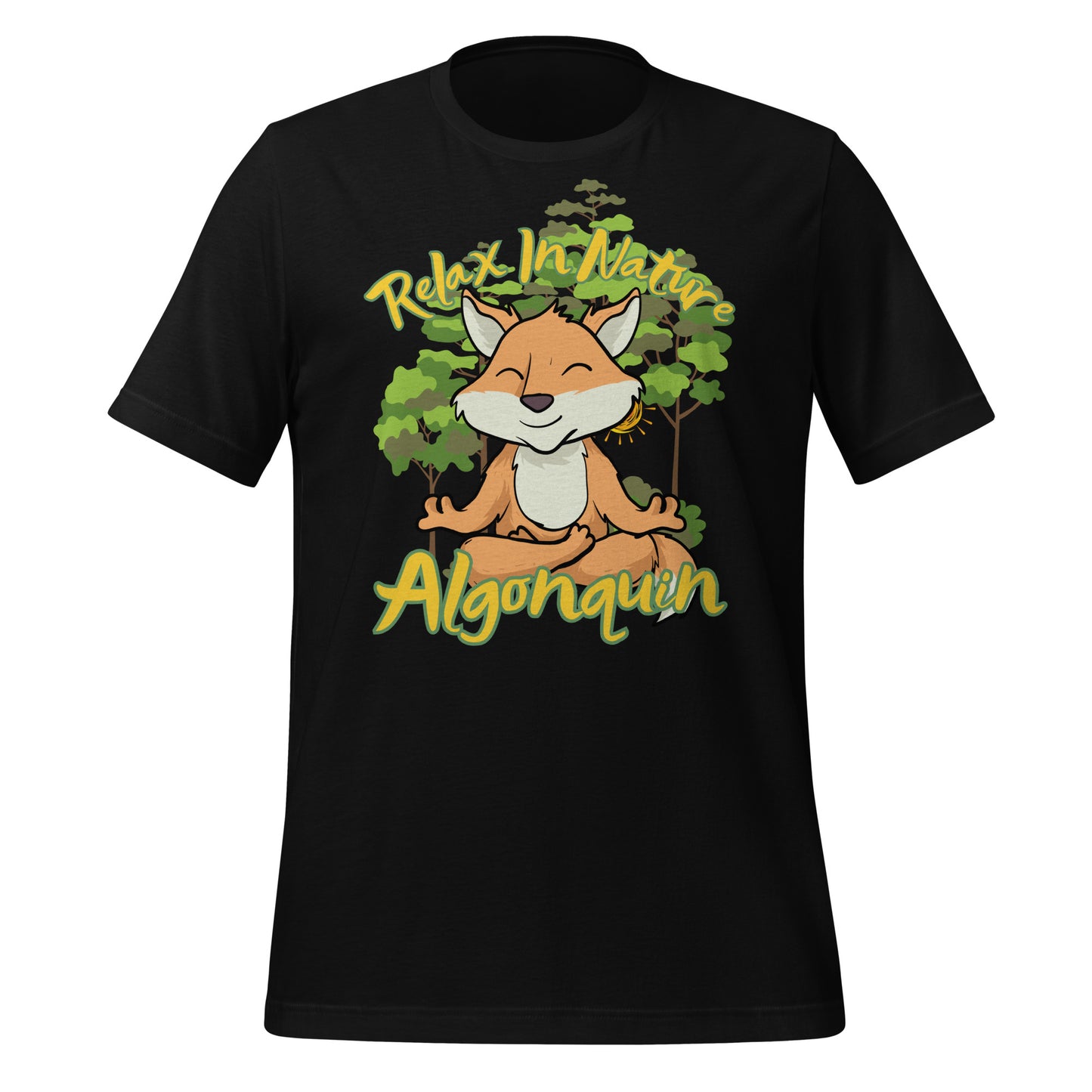 Algonquin Relax in Nature Fox - Unisex t-shirt